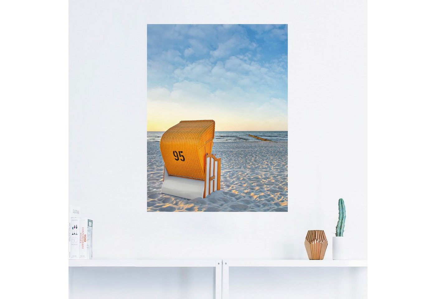 Artland Wandbild »Ostsee7 - Strandkorb«, Strand (1 Stück), in vielen Größen & Produktarten - Alubild / Outdoorbild für den Außenbereich, Leinwandbild, Poster, Wandaufkleber / Wandtattoo auch für Badezimmer geeignet-kaufen