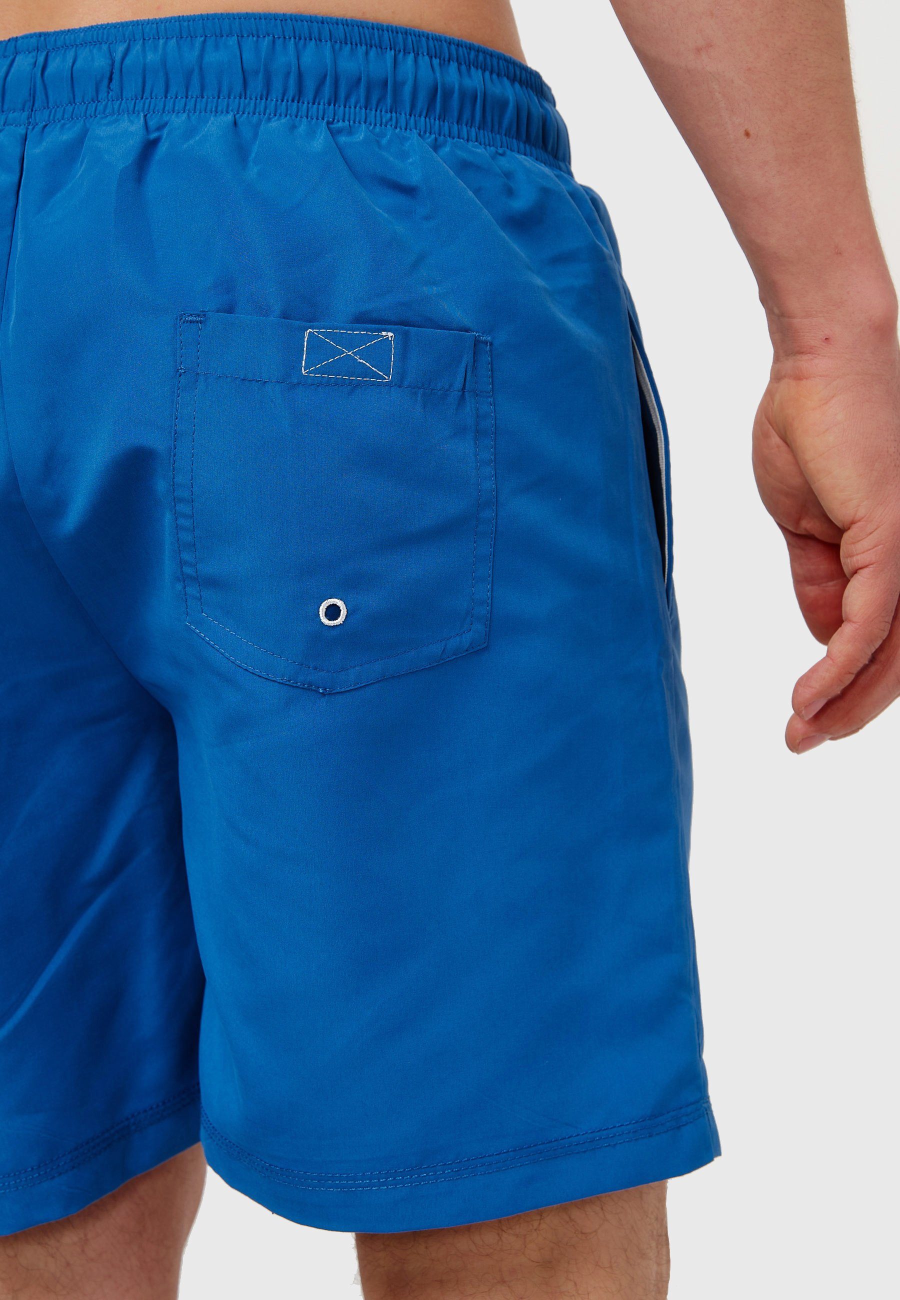 Indicode Badeshorts Herren Ferguson Schwimmshorts Männer mit elastischem Bund und Kordelzug