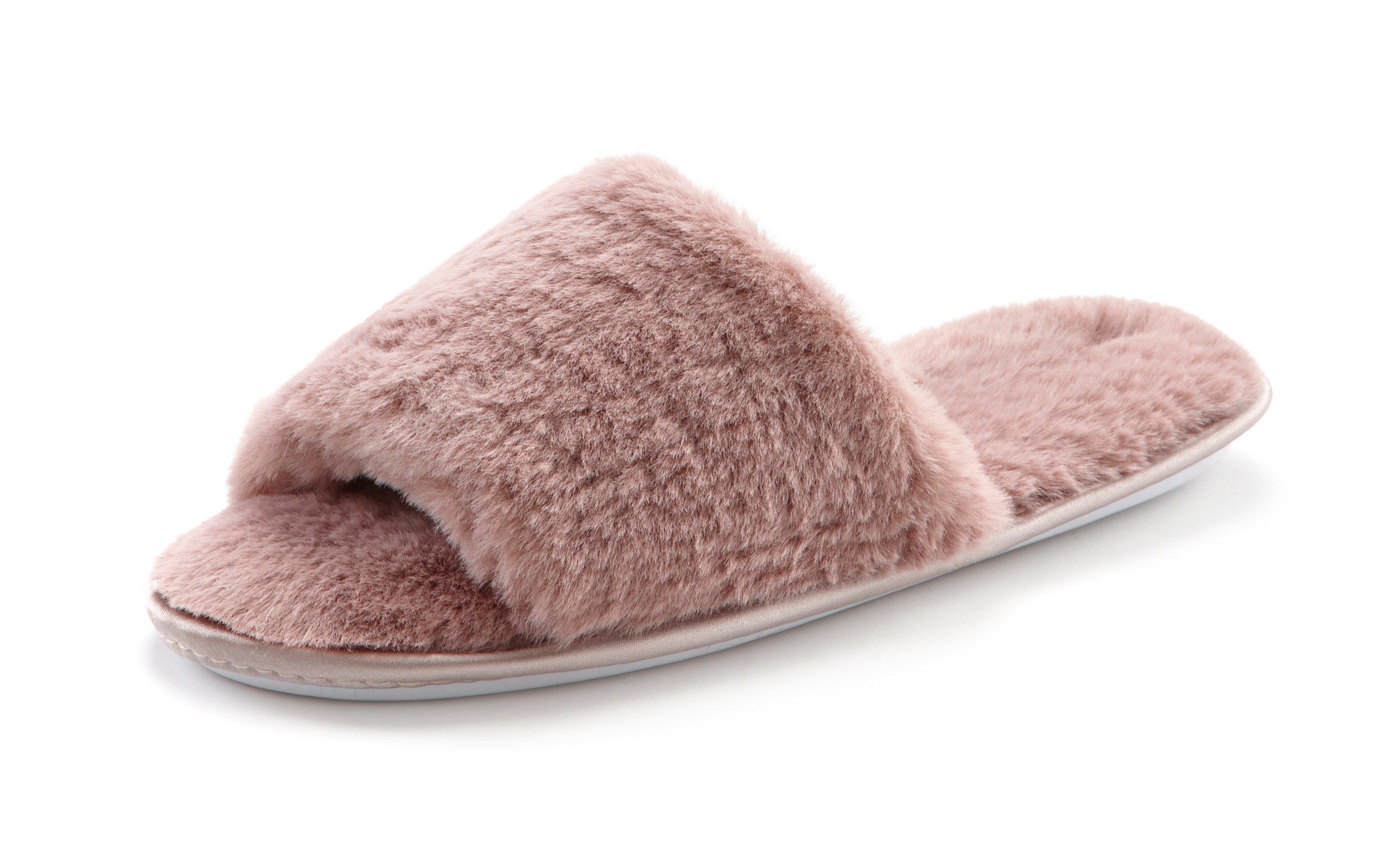 Vivance Hausschuh "Pantolette, Pantoffel,", mit kuscheligem, warmen Fellimi günstig online kaufen