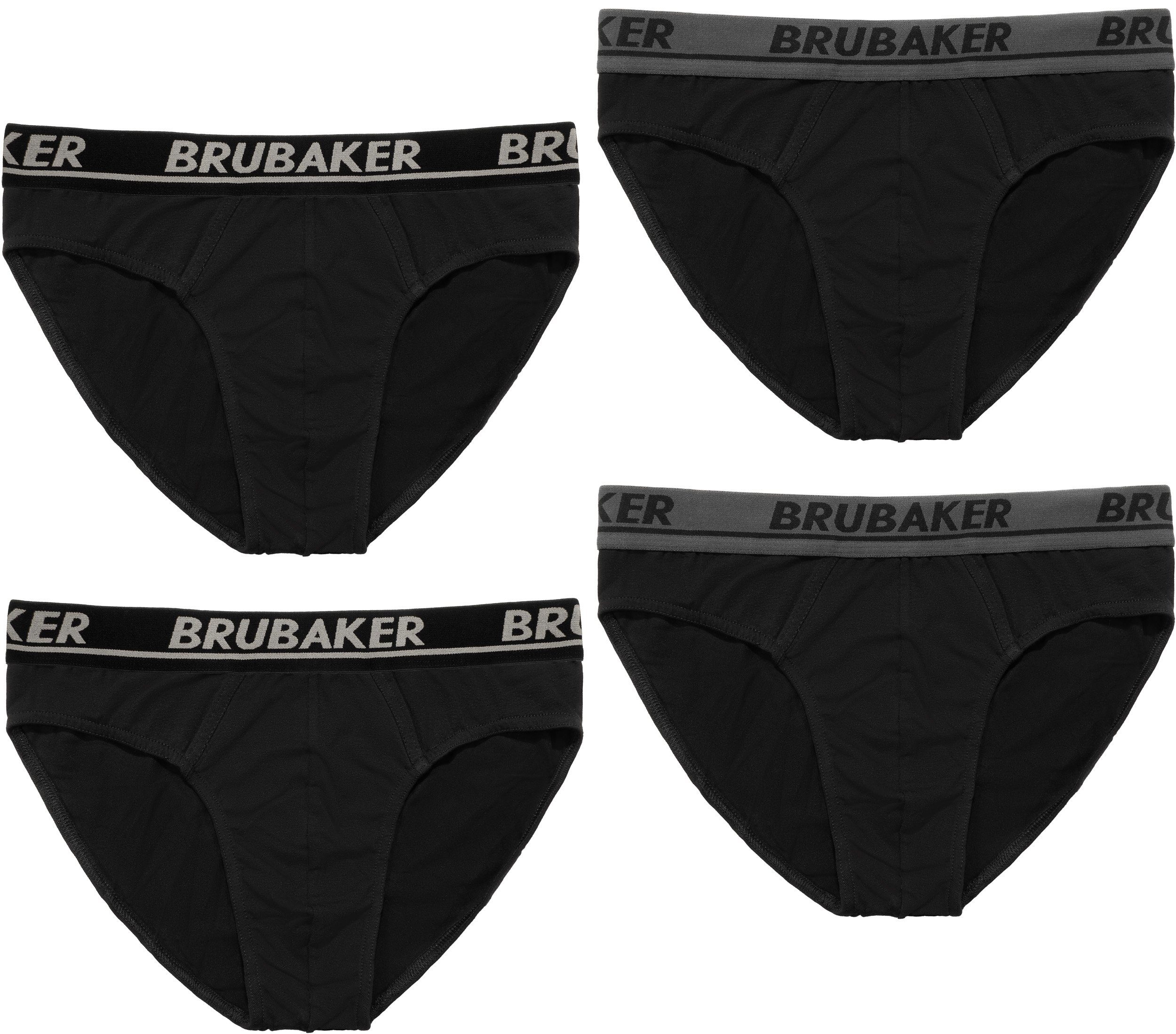 Slip 4er Pack Herren Komfort Unterhosen mit elastischem Bund