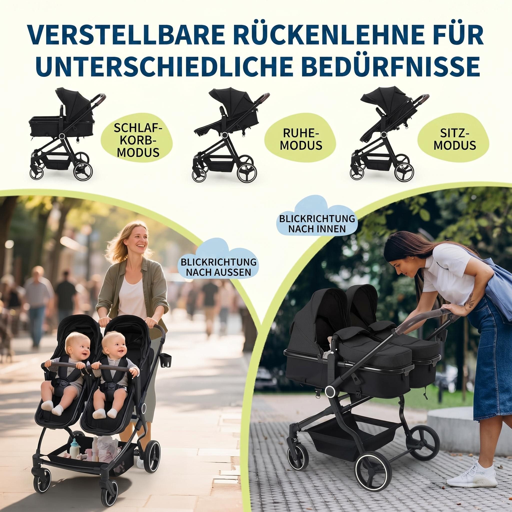 GarveeMore Zwillingsbuggy - Bild 3