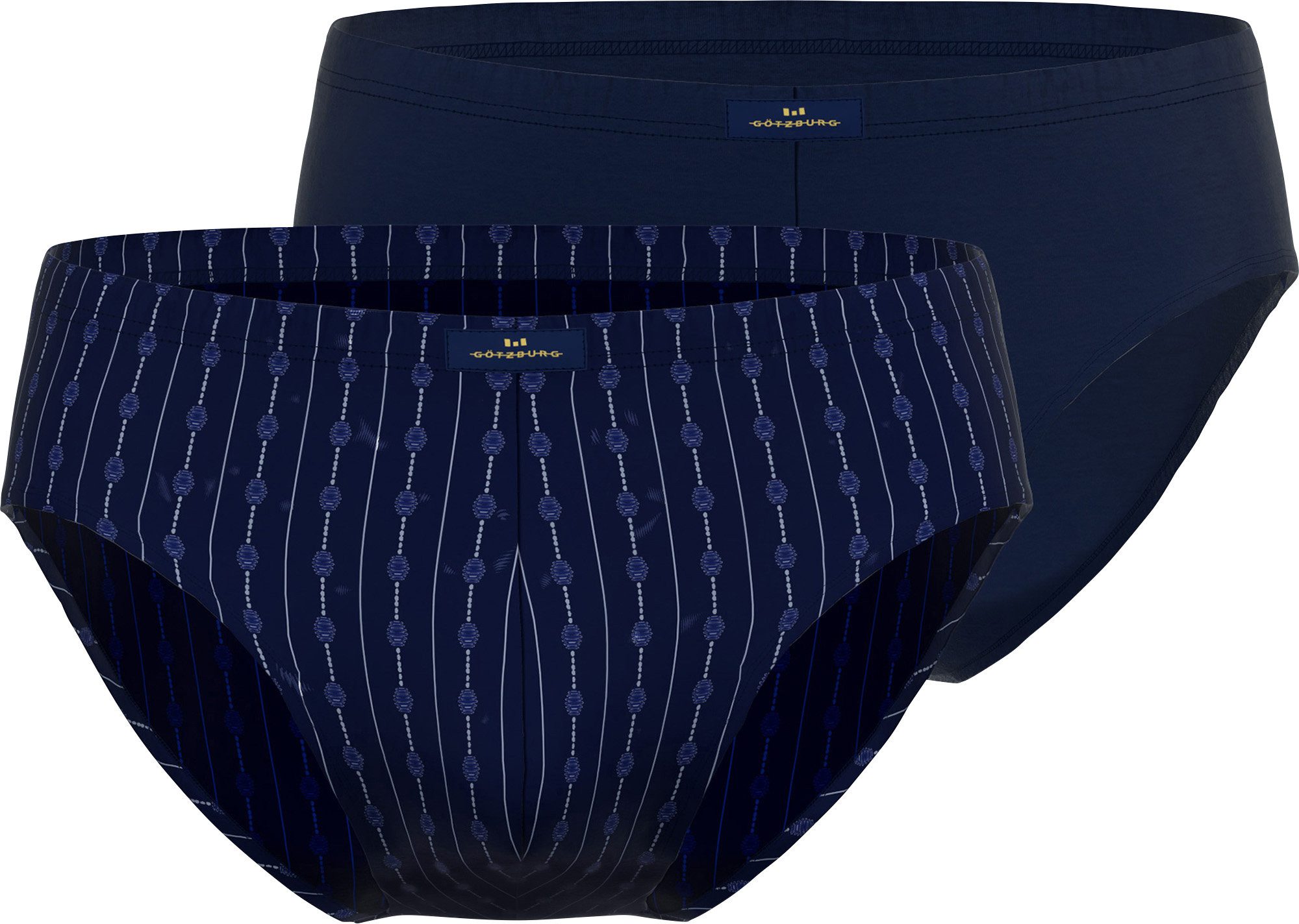 GÖTZBURG Slip Herren-Slip 2er-Pack Single-Jersey Uni: 1x Slip