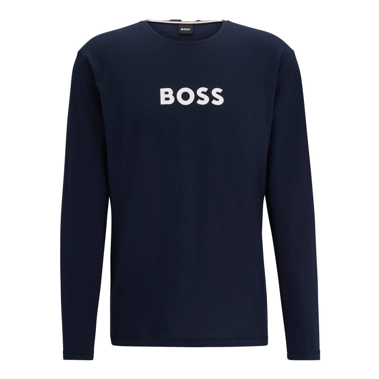 BOSS Pyjama Easy Long Set (2 tlg) mit gemusterter Pyjamahose