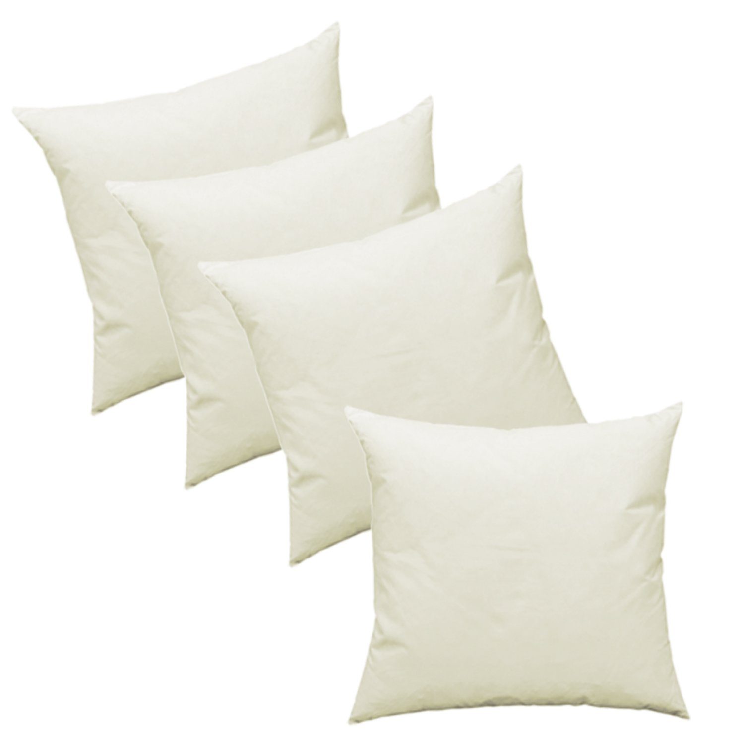 Haus und Deko Kopfkissen 4er Pack Füllkissen Federn Kissen Inlett Kissenfül günstig online kaufen