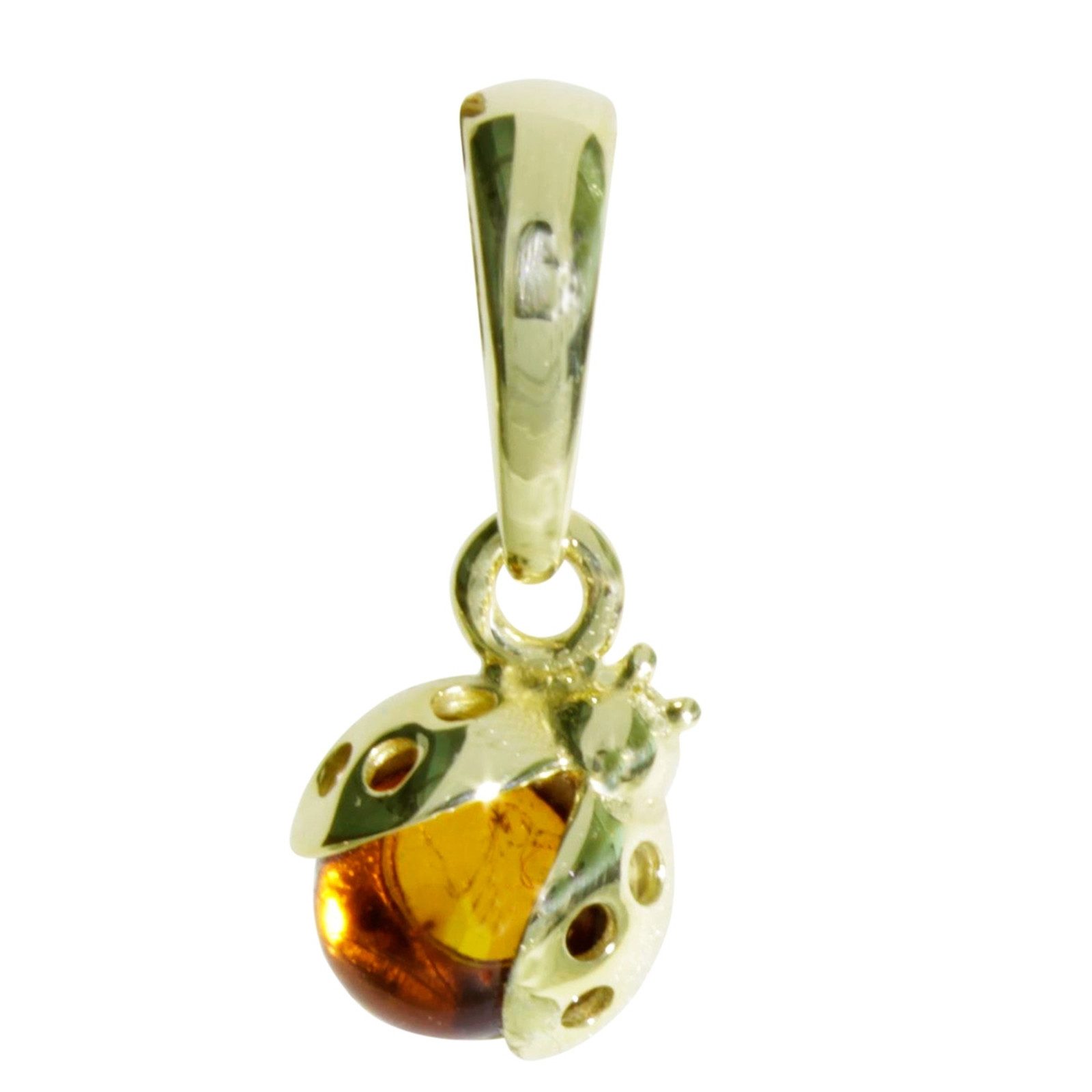 OSTSEE-SCHMUCK Kettenanhänger Ostsee-Schmuck Anhänger kleiner Marienkäfer günstig online kaufen