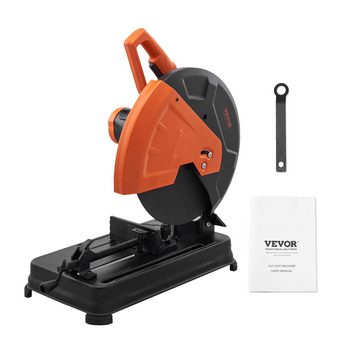 VEVOR Kettenpeitsche 2300 W Schleifkappsäge Kappsäge, Gehrungssäge Zugsäge 35,5 cm 45°