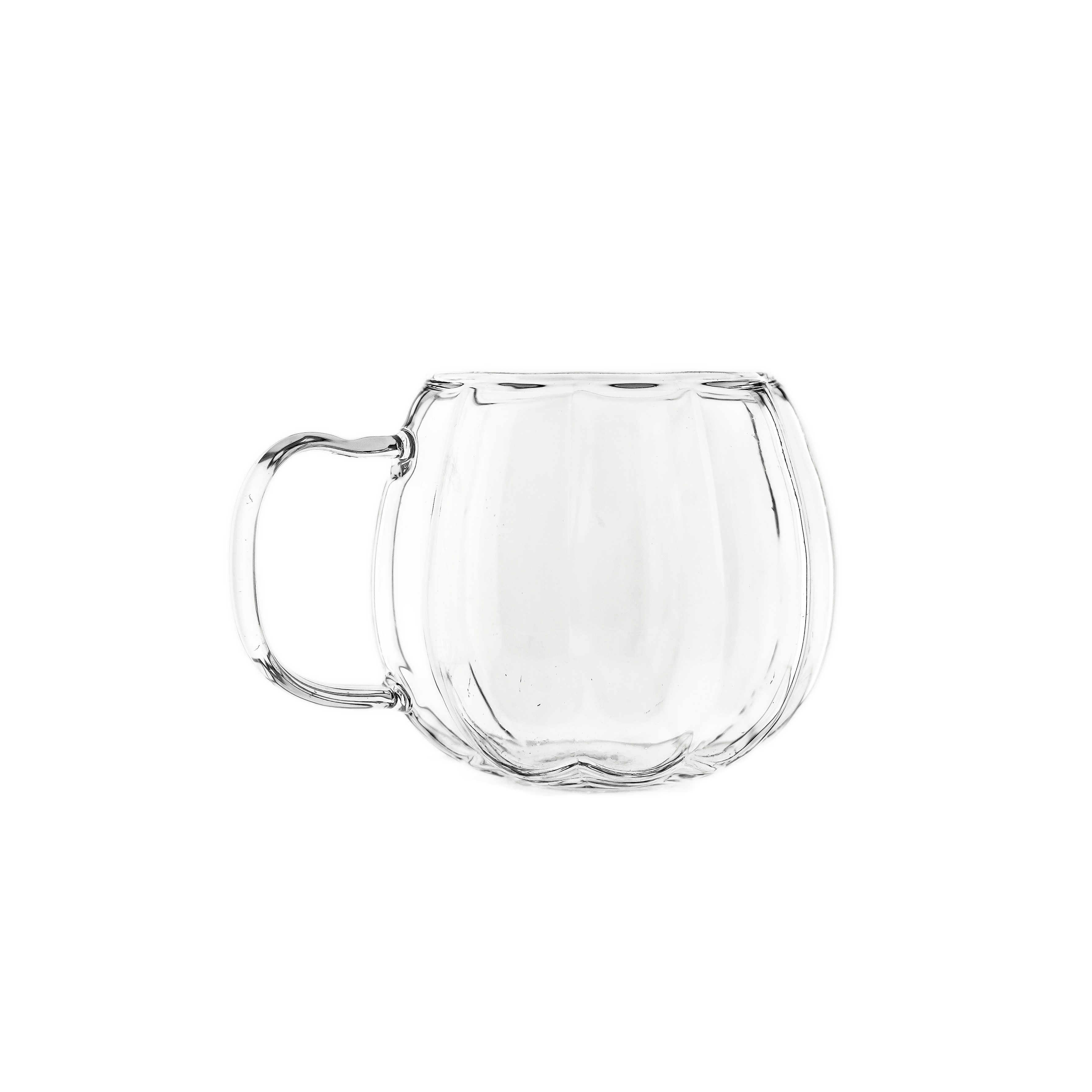Sunay Gläser-Set mit Henkel in modernem Design - 400 ml, Borosilikatglas, 2-tlg., Glas