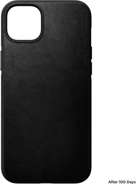 Nomad Handyhülle Modern Leather Case iPhone 14 Max, Polycarbonat und hochwertigem Echtleder