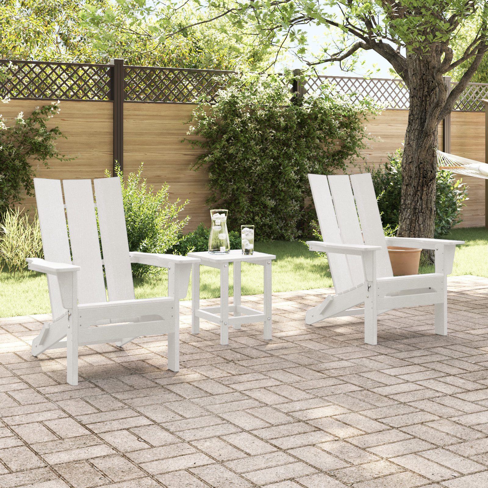 vidaXL Gartenstuhl Faltbare Adirondack-Stühle 2 Stück günstig online kaufen