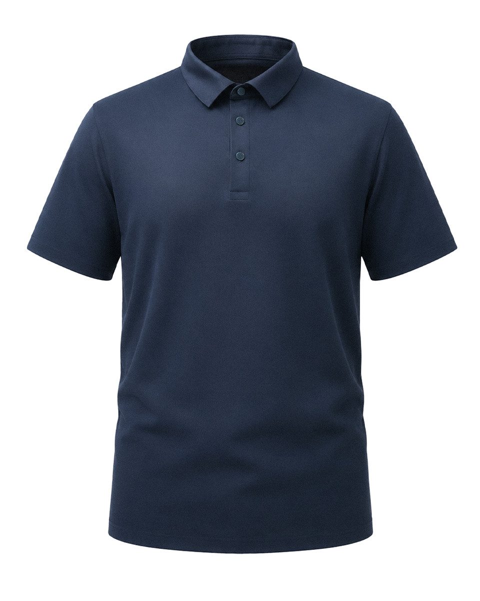 Allthemen Poloshirt Herren Klassisch Kurzarm Poloshirt Business mit Knopfleiste