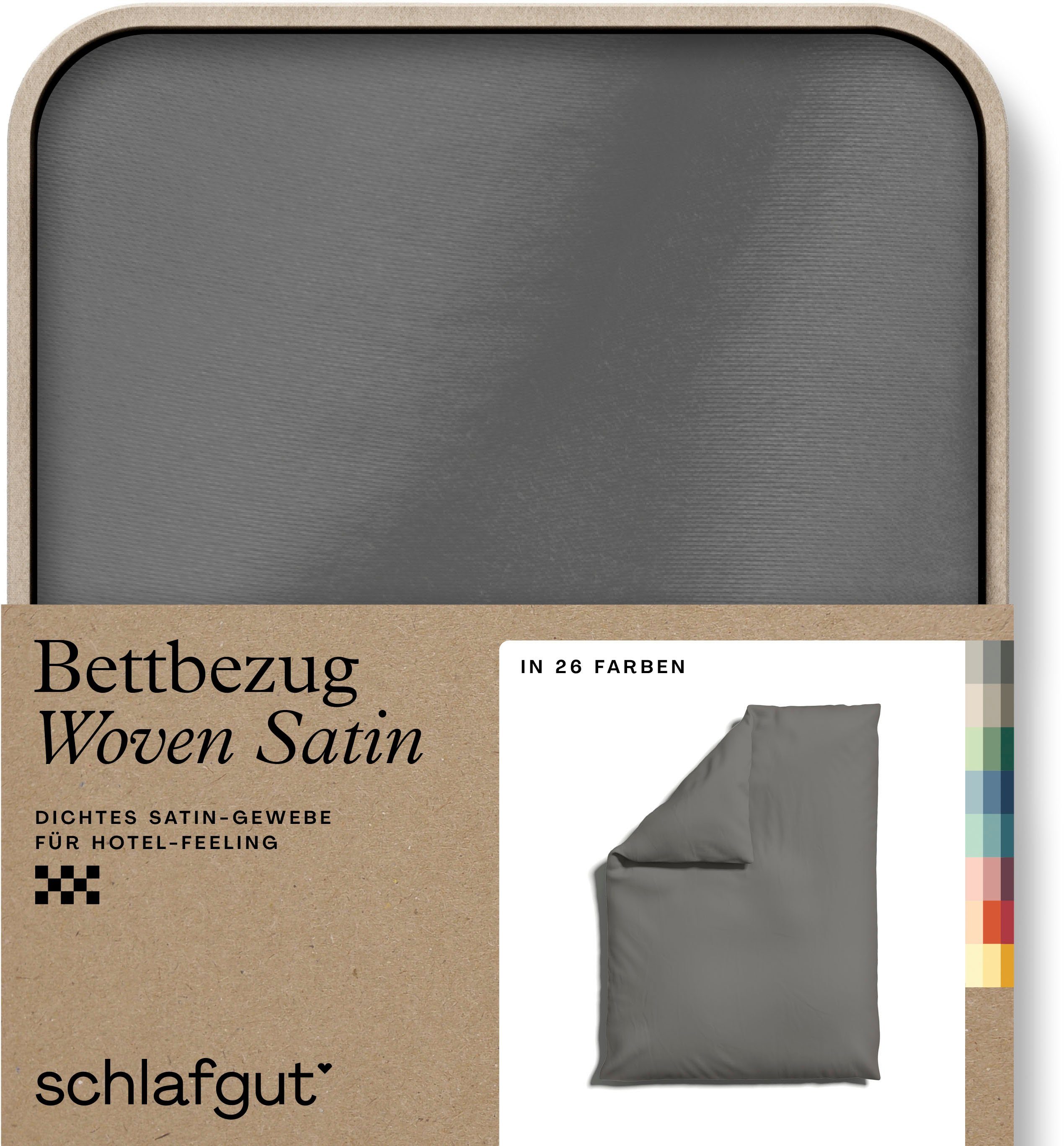 Schlafgut Bettbezug Woven Satin, (1 St), günstig online kaufen