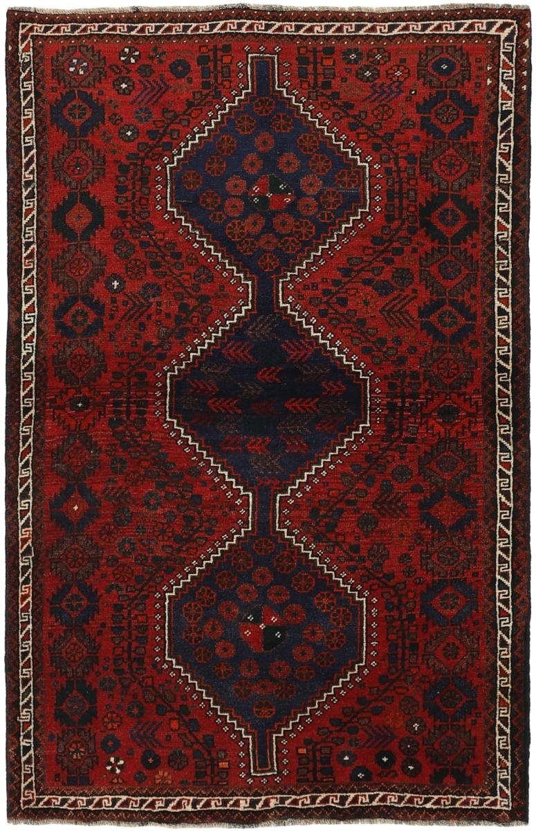 / 116x187 rechteckig, Nain mm Handgeknüpfter 10 Orientteppich Orientteppich Shiraz Höhe: Perserteppich, Trading,