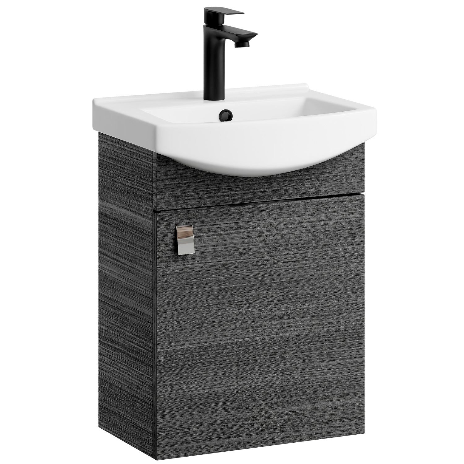 Planetmöbel Waschtisch Waschtischunterschrank 45 cm (Anthrazit) günstig online kaufen