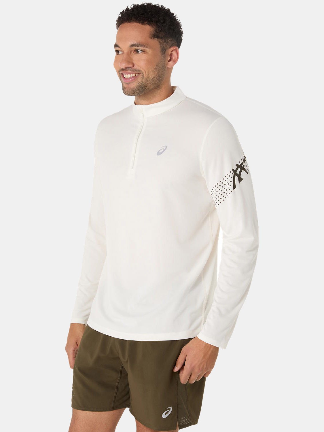 Asics Laufshirt Asics Icon 1/2 Zip Long Sleeve Shirt
