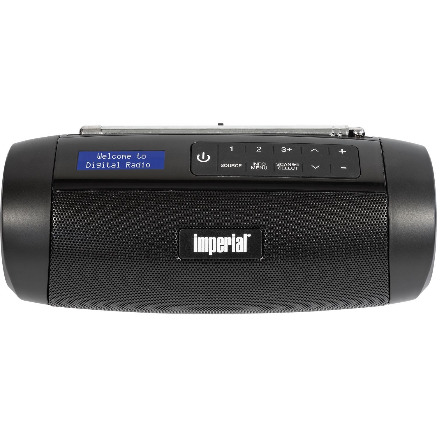 IMPERIAL by TELESTAR DABMAN GO DAB+/UKW Radio & Bluetooth Speaker Wasserdicht Bluetooth-Lautsprecher (5 W, Spritz- und Strahlwasser geschützt)