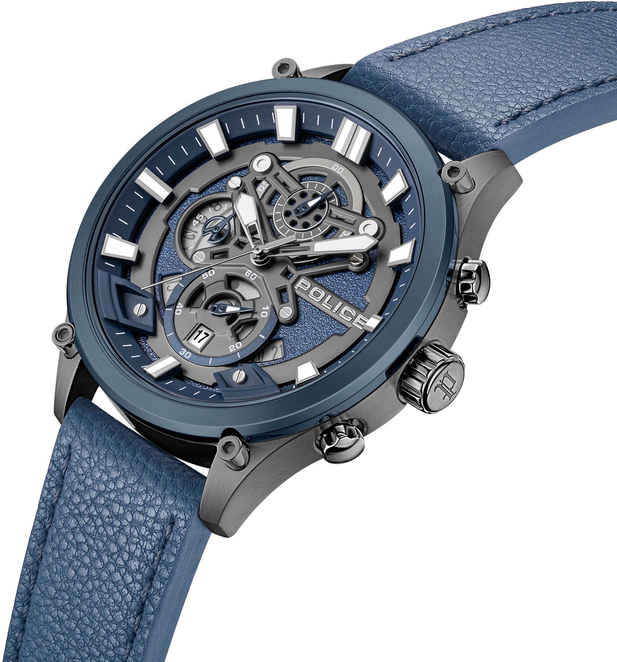 Police Multifunktionsuhr WADDEN PEWGC0054206, Quarzuhr, Armbanduhr, günstig online kaufen