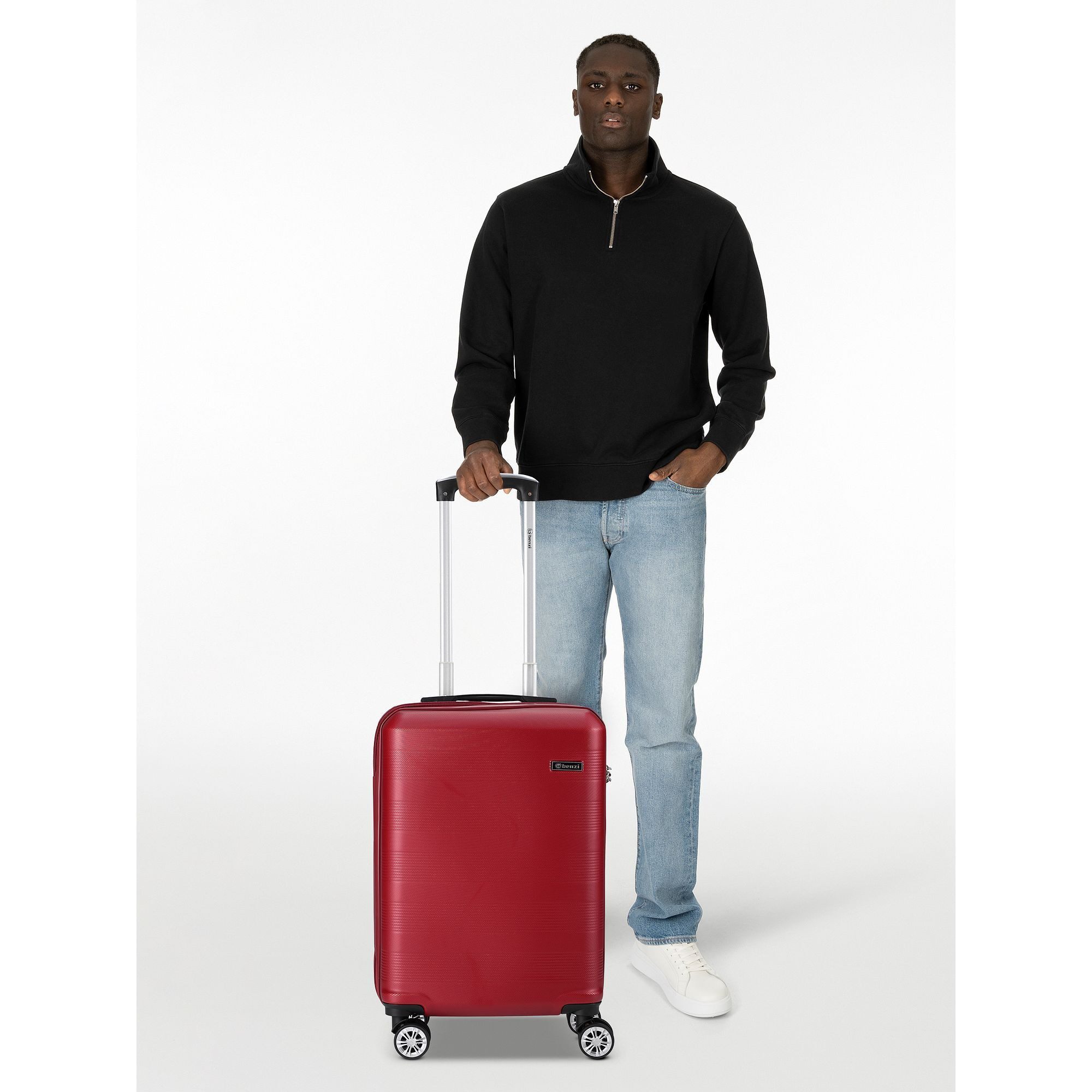 BENZI Handgepäck-Trolley 5330, 4 Rollen, ABS