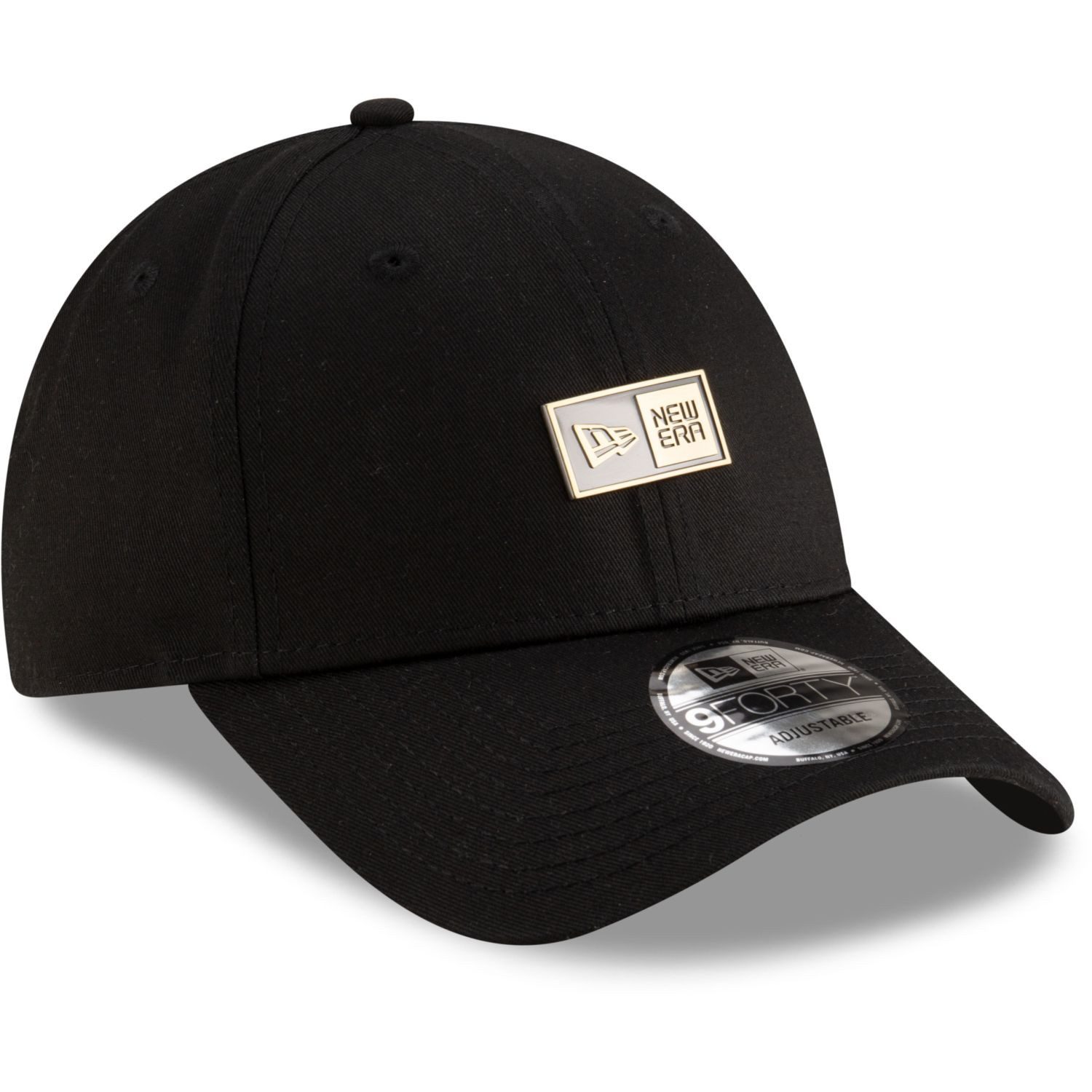 New Era Baseball Cap 9Forty Strapback METAL BADGE