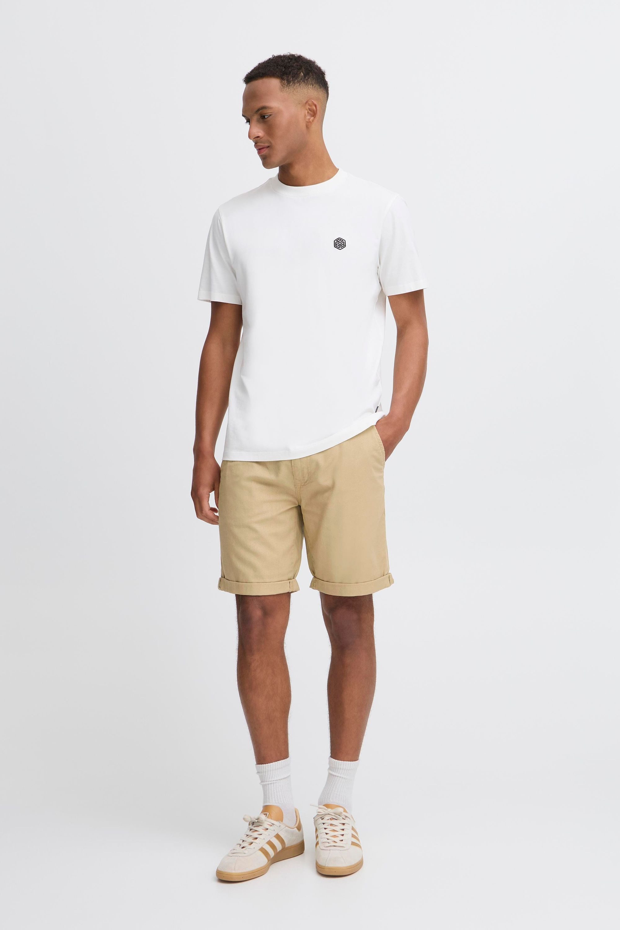 Blend Chinoshorts BHShorts Stilvolle Chino Shorts auf angenehmen Leinen