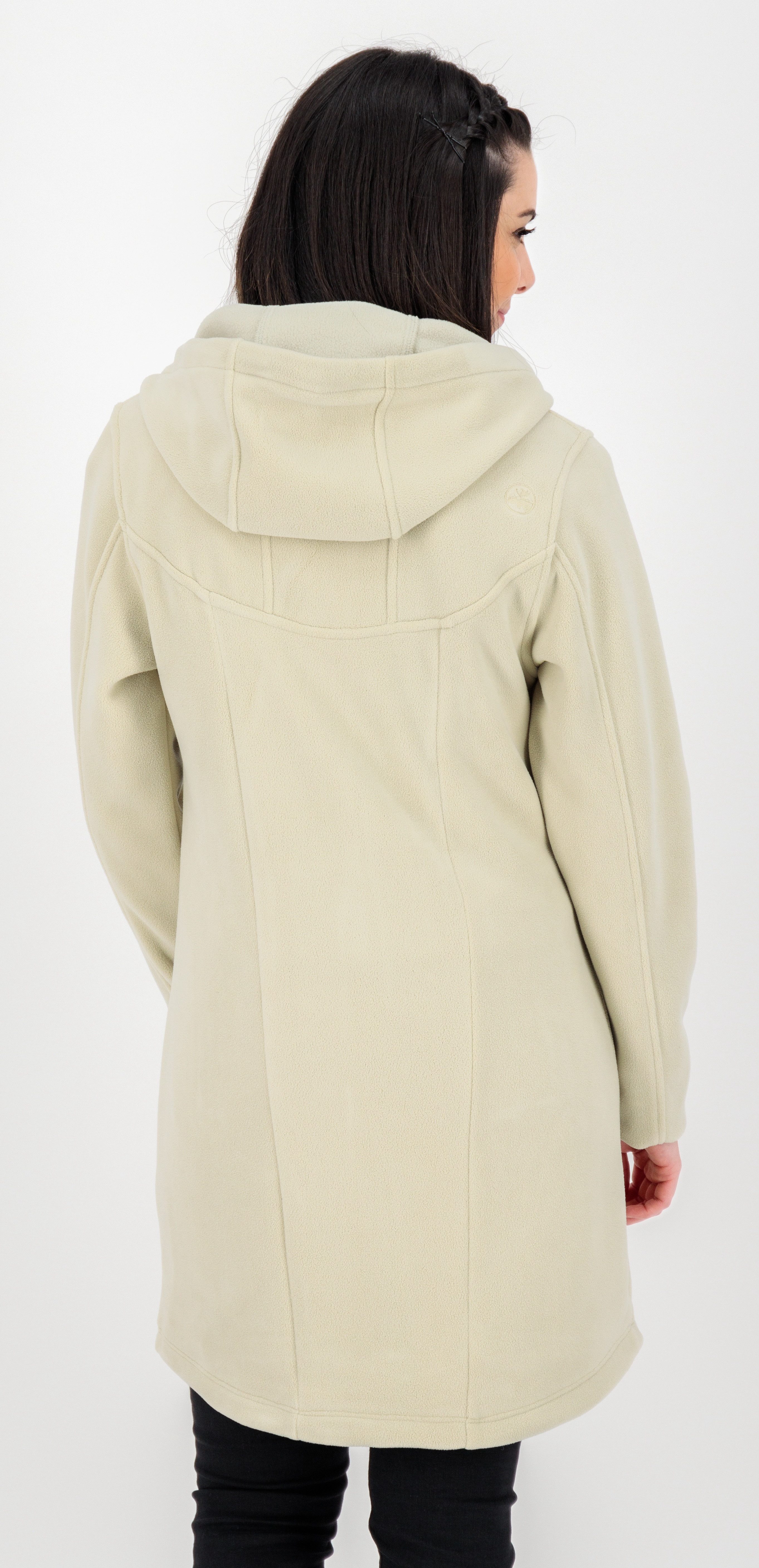 DEPROC Active Fleecejacke WAWA PEAK CS Fleecemantel, Fleece, Mid-Layer auch in Großen Größen