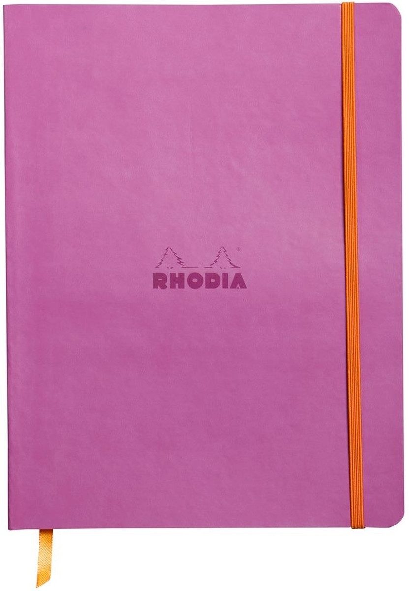 Notizbuch Notizbuch Flex 19x25cm liniert 90g/qm 80 Blatt flieder