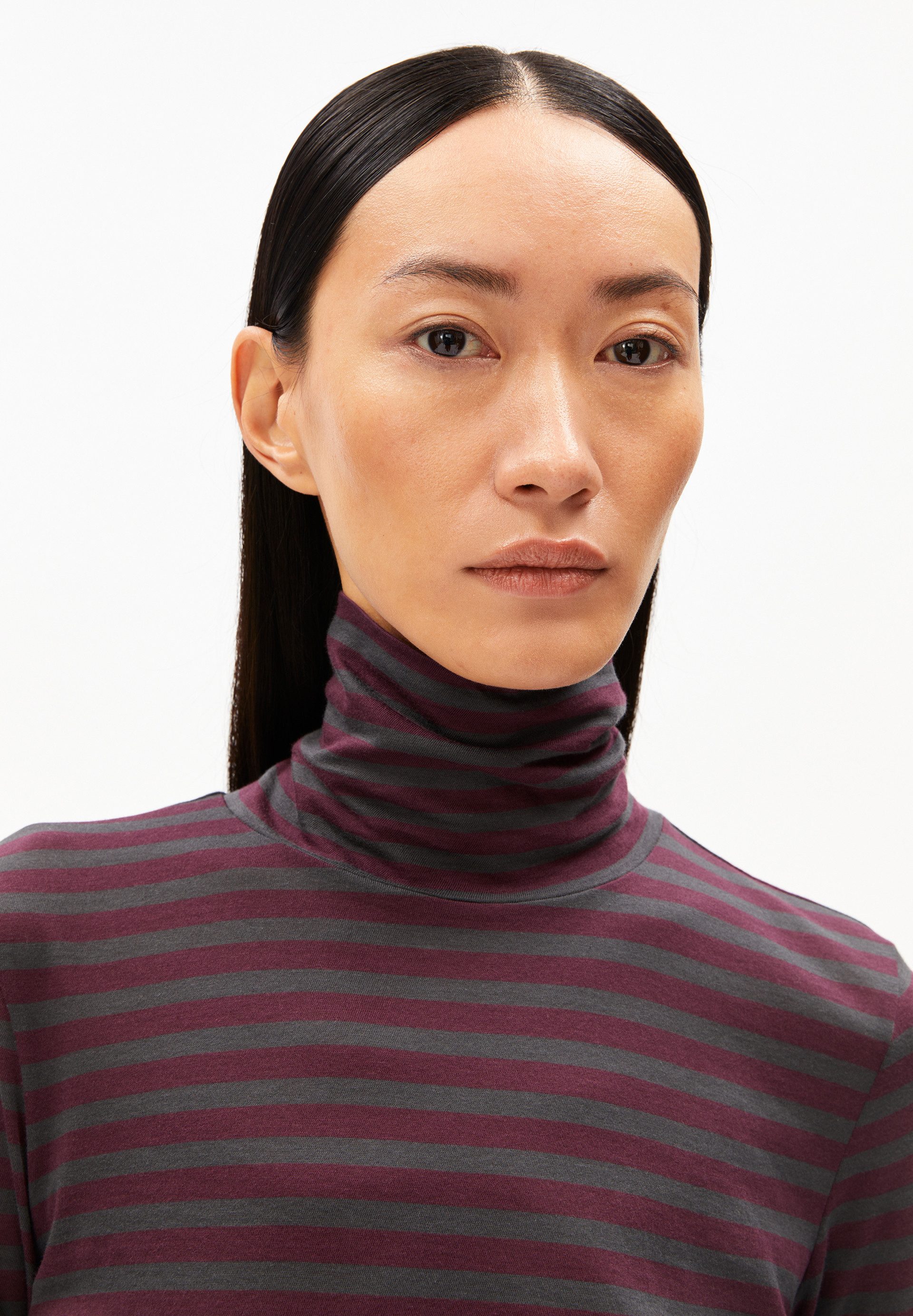 Armedangels Longsleeve GRAZILIANAA STRIPES Longsleeve aus Bio-Baumwolle Slim Fit