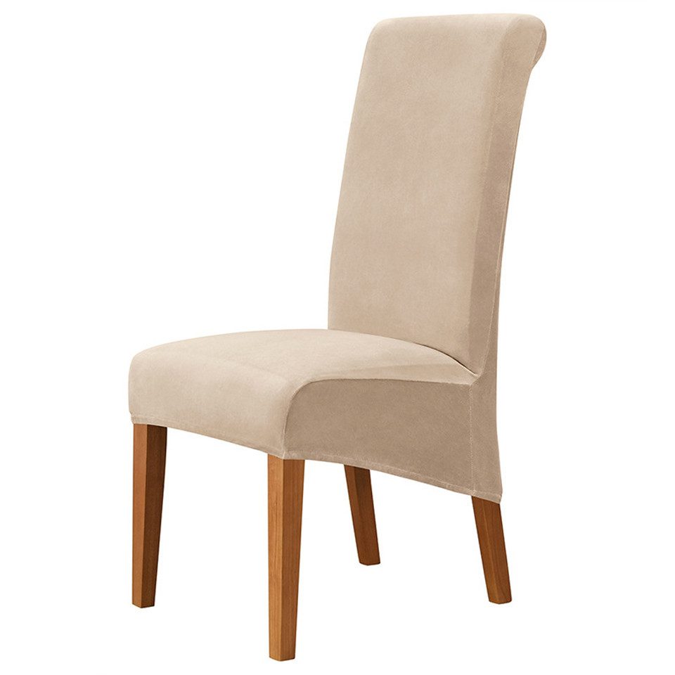 Coonoor Stuhlhusse Velvet Stretch Esszimmerstuhl Husse, günstig online kaufen