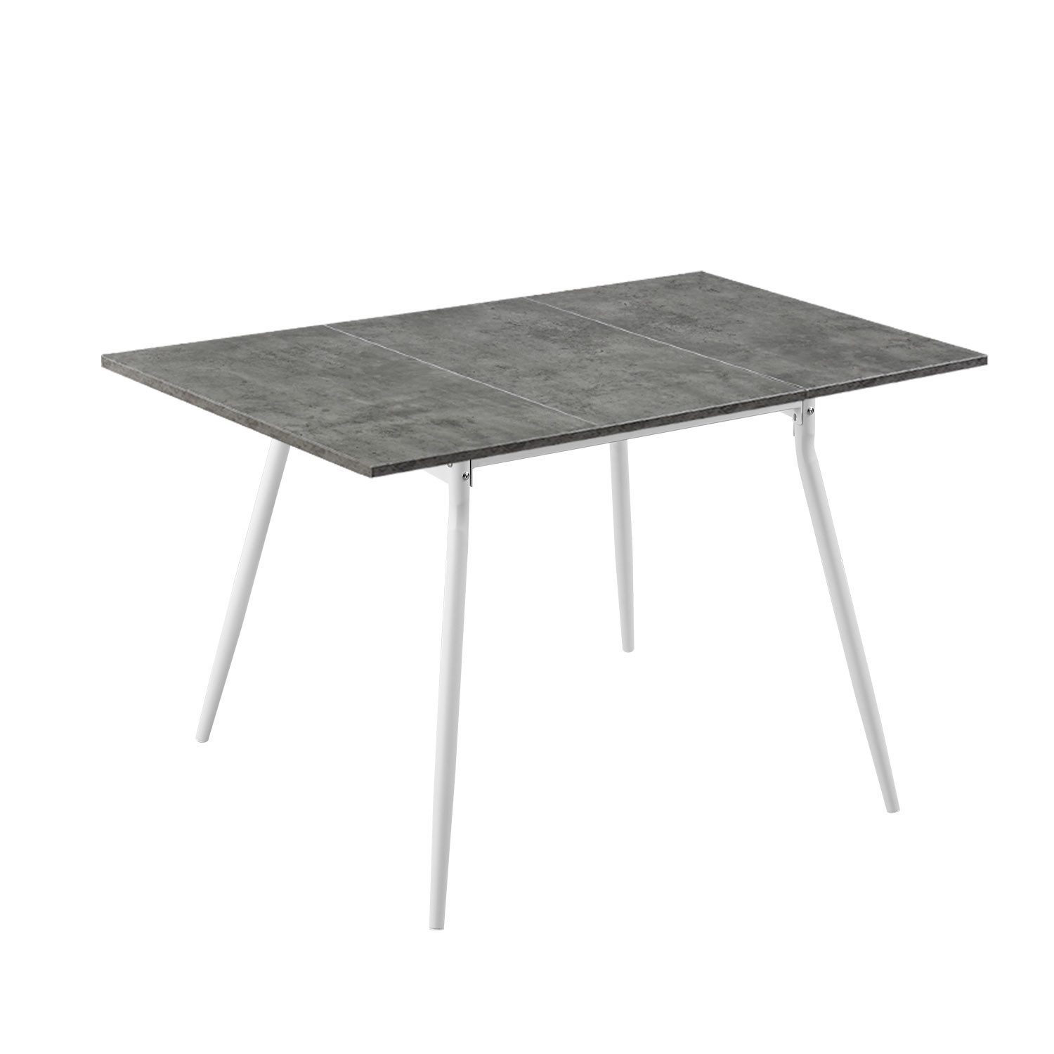 B&D home Esstisch LIO, Metallgestell schwarz oder weiß, ausziehbar, 4-6 Per günstig online kaufen