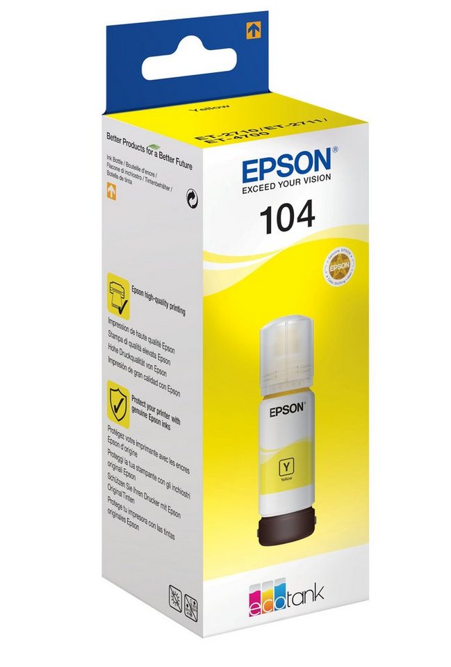 Thumbnail - Epson EPSON Ink/104 EcoTank Ink Bottle YL Tintenpatrone