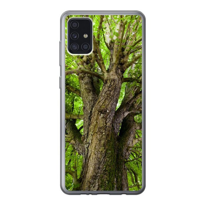 MuchoWow Handyhülle Ein Kastanienbaum im Sommer Handyhülle Samsung Galaxy A52 5G Smartphone-Bumper Print Handy