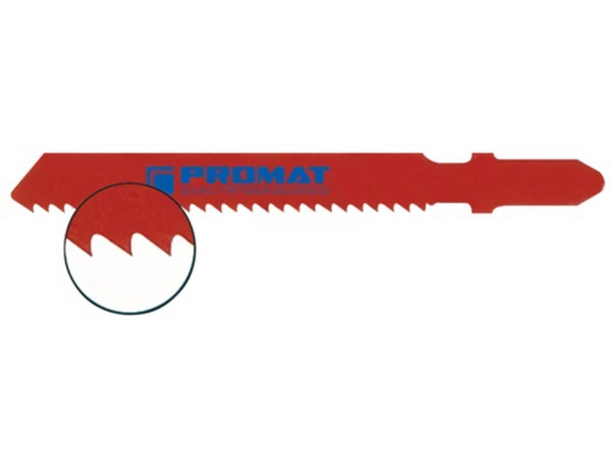 Zahnt.2mm Stichsägeblatt Gesamt-L.76,5mm aus HSS PROMAT St./Karte PROMAT Stichsägeblatt 25