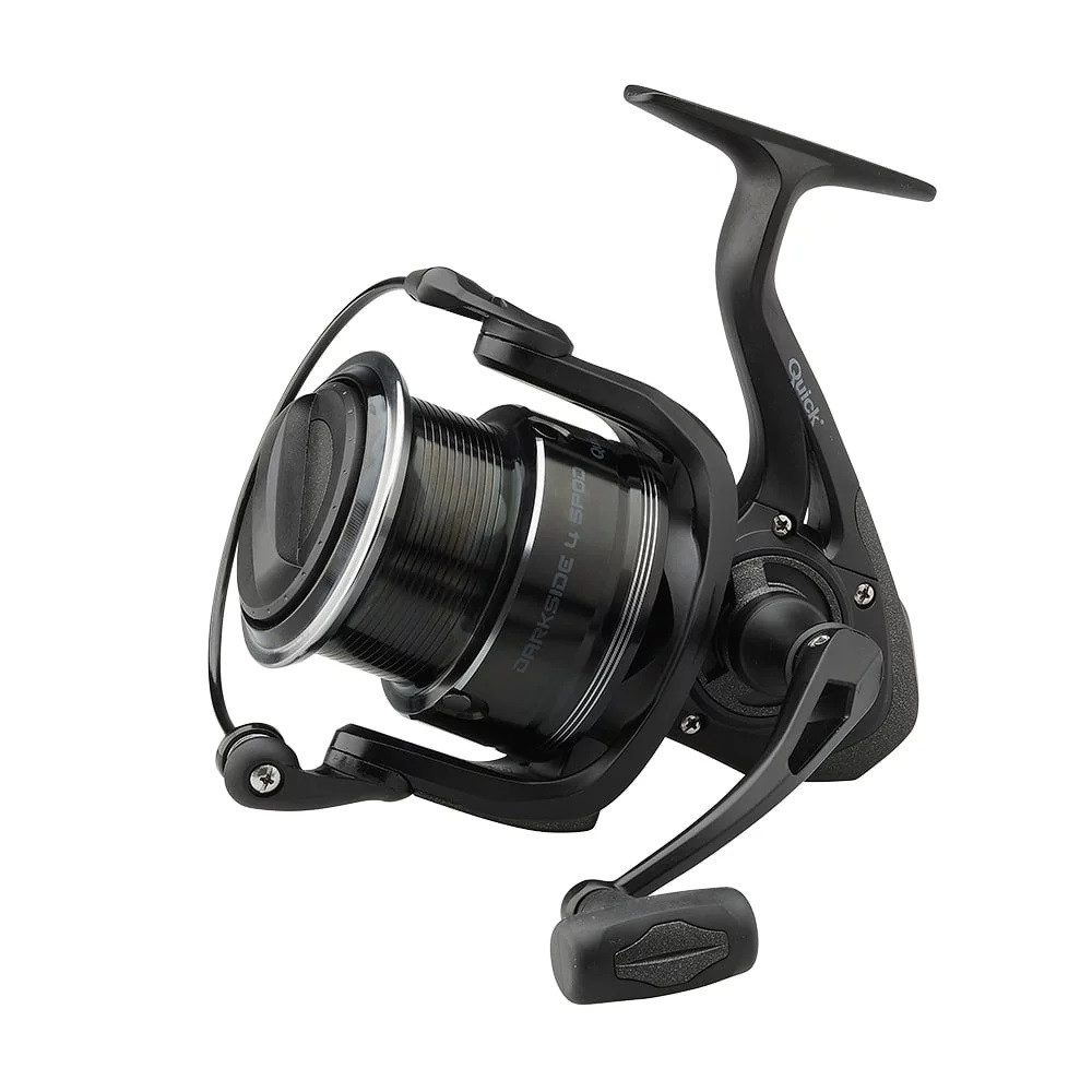 DAM Fishing Stationärrolle Darkside 4 Spod 7000S FD Rolle Karpfenrolle Weitwurfrolle Front, 1-tlg), Extra starker, extra dicker Bügel aus Aluminium