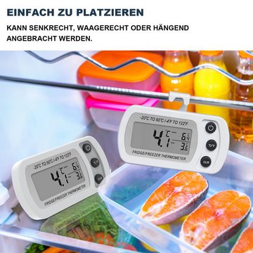 MAGICSHE Kühlschrankthermometer Digitales Kühlschrankthermometer, Wasserdichtes Präzisionsthermometer