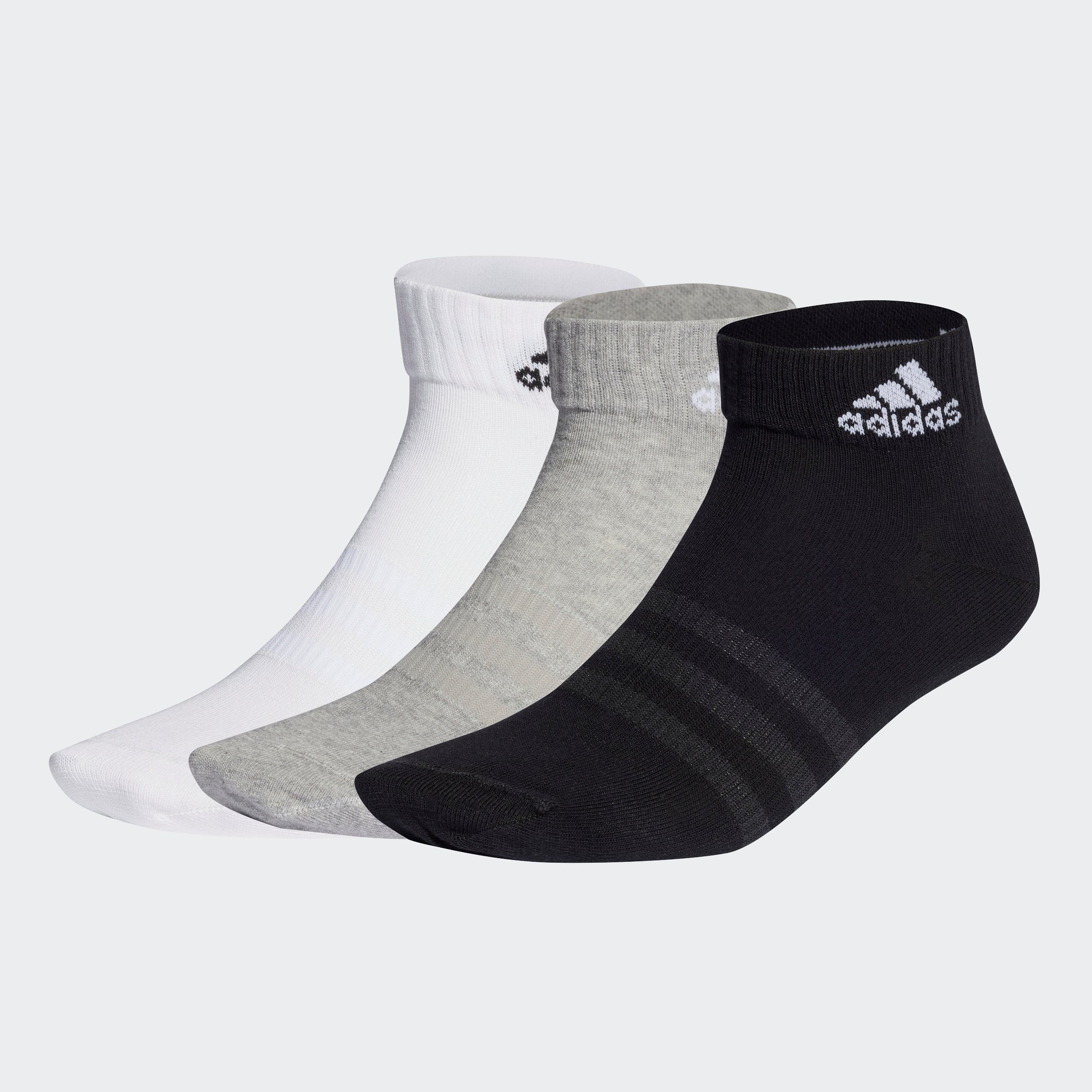 adidas Performance Funktionssocken THIN AND LIGHT ANKLE SOCKEN, 3 PAAR (3-P günstig online kaufen