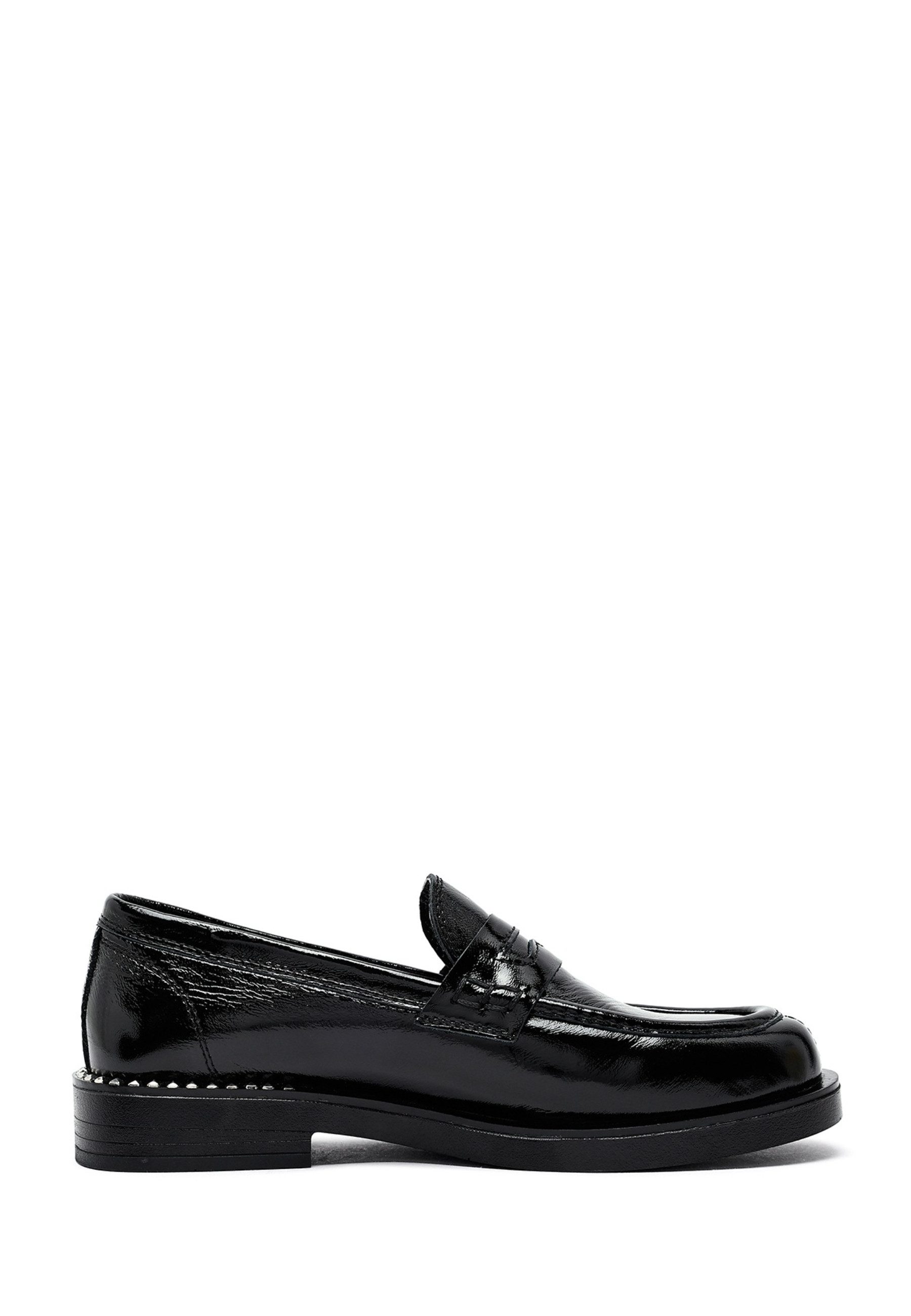 Derimod Maskuline Loafer aus Lackleder Loafer günstig online kaufen