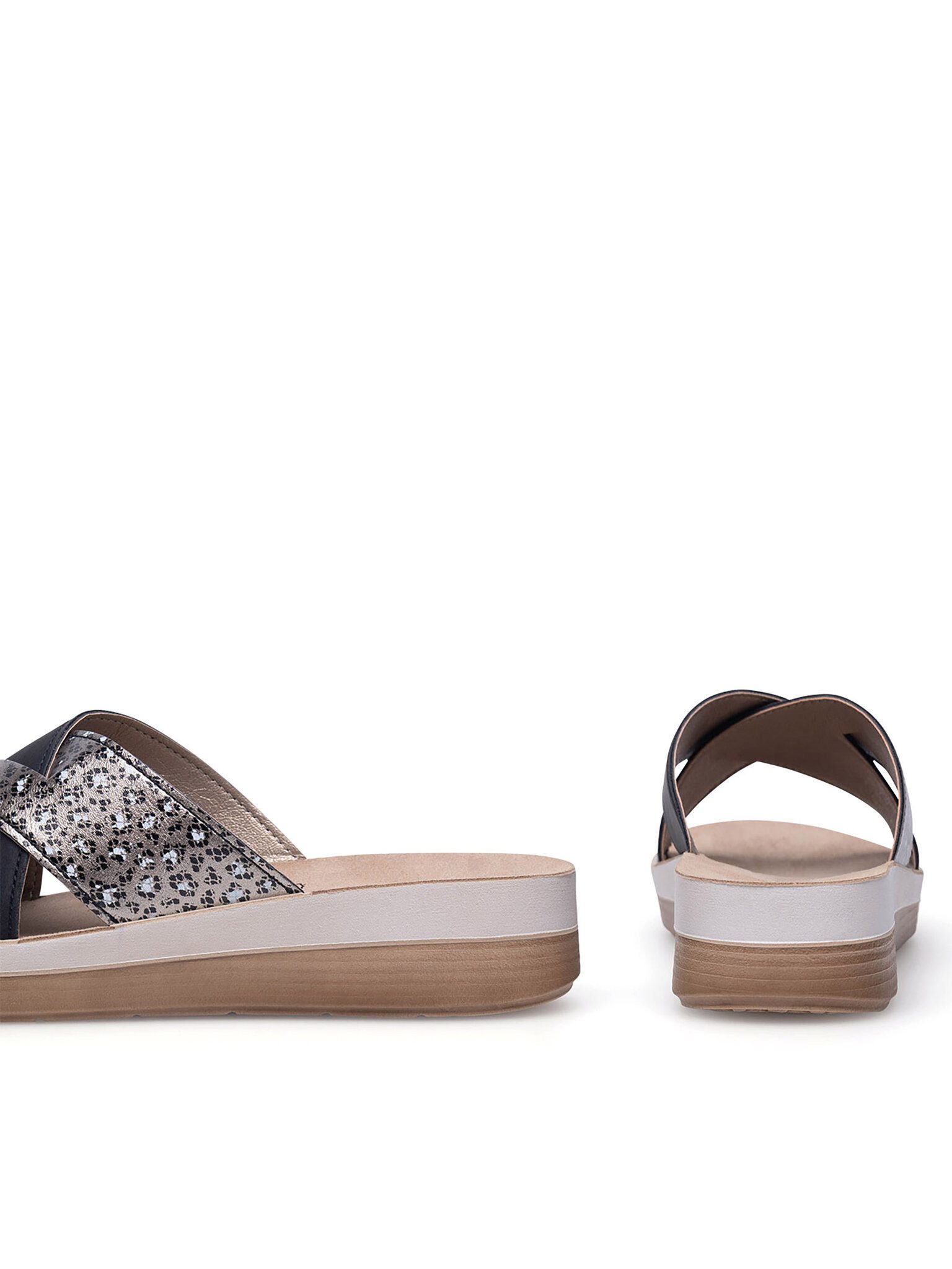 INBLU Pantoletten FT000013 Schwarz Pantolette