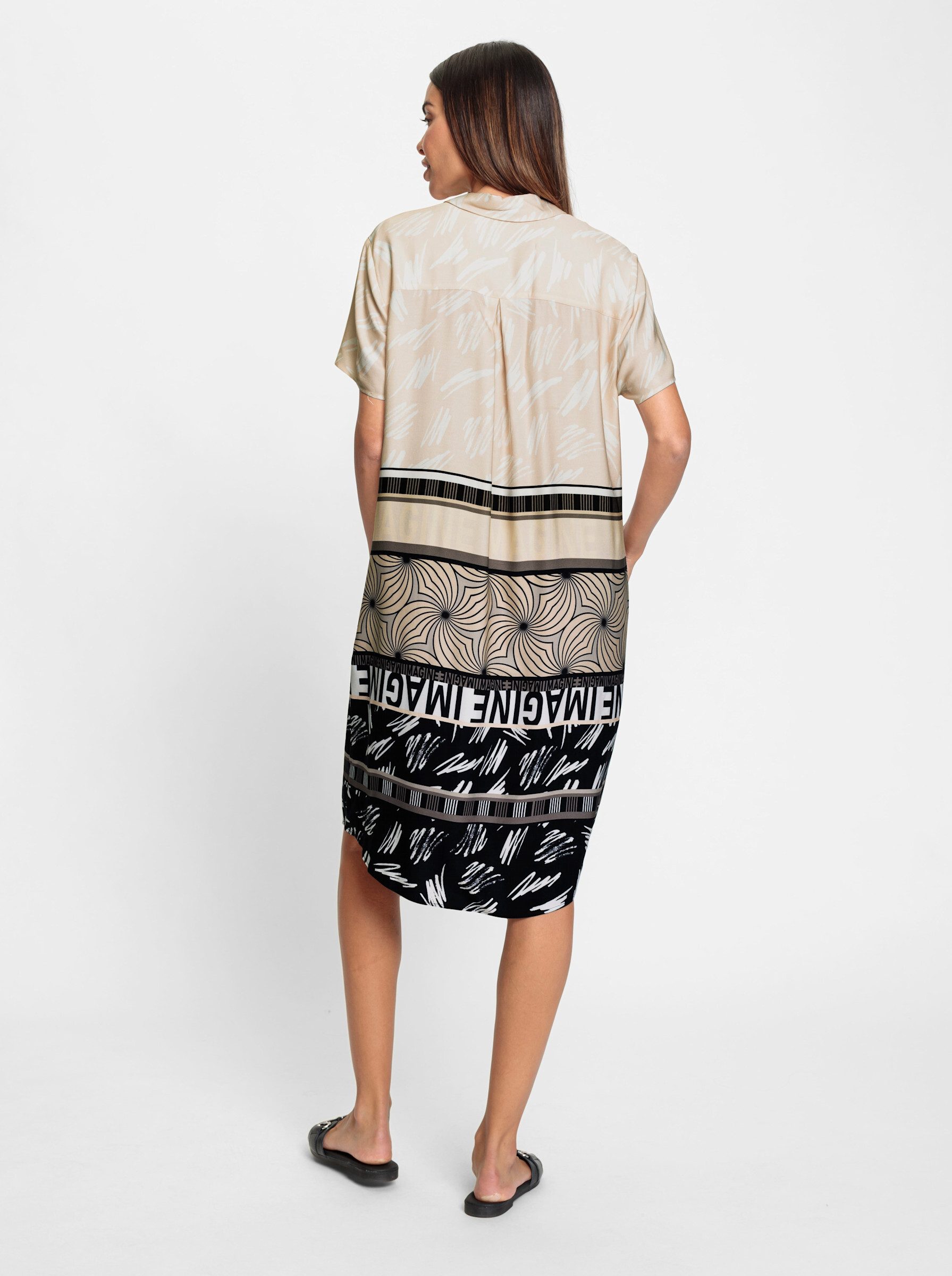 heine Etuikleid Druck-Kleid Kurzarm günstig online kaufen