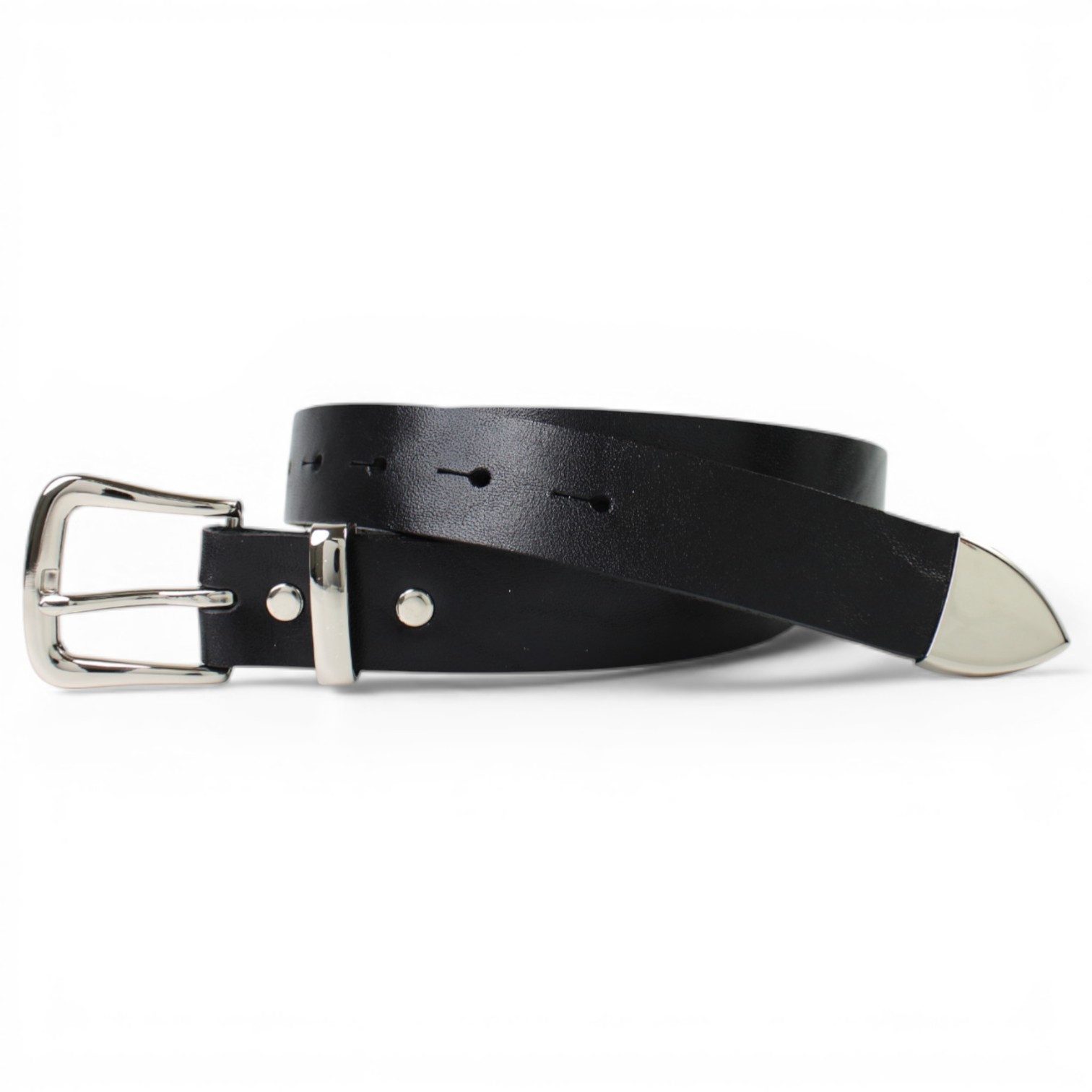 FRONHOFER Taillengürtel Damen Vollrindleder (1-St) 3 cm, 3-teilig, silber