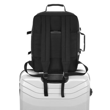 Granori Kofferrucksack Dreampack Pro 40x30x25 / 40x30x20 cm – Handgepäck-Rucksack (Flexsize), Platzwunder mit optimaler Konstruktion zum maximalen Bepacken