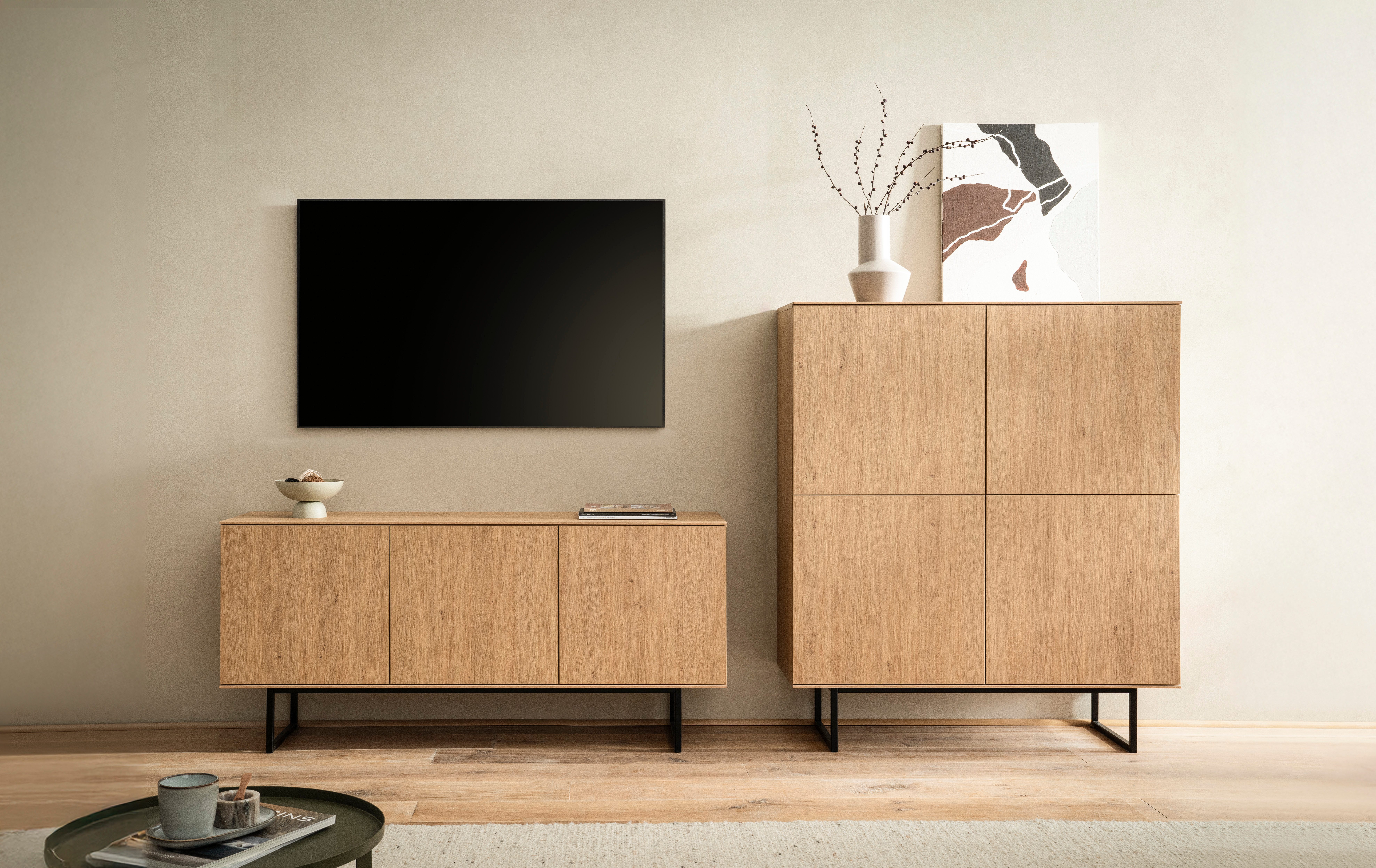 Home affaire Wohnwand Lund, moderne Anbauwand, günstig online kaufen