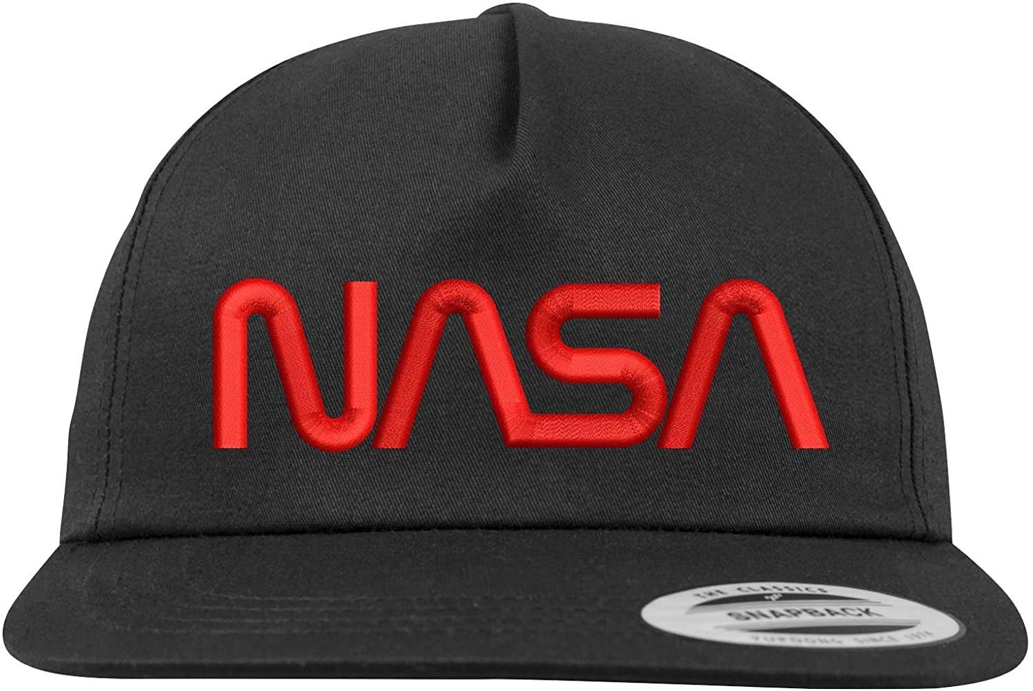 Stickerei Baseball NASA Kinder Cap Youth Rot/Schwarz modischer Logo Cap Designz mit