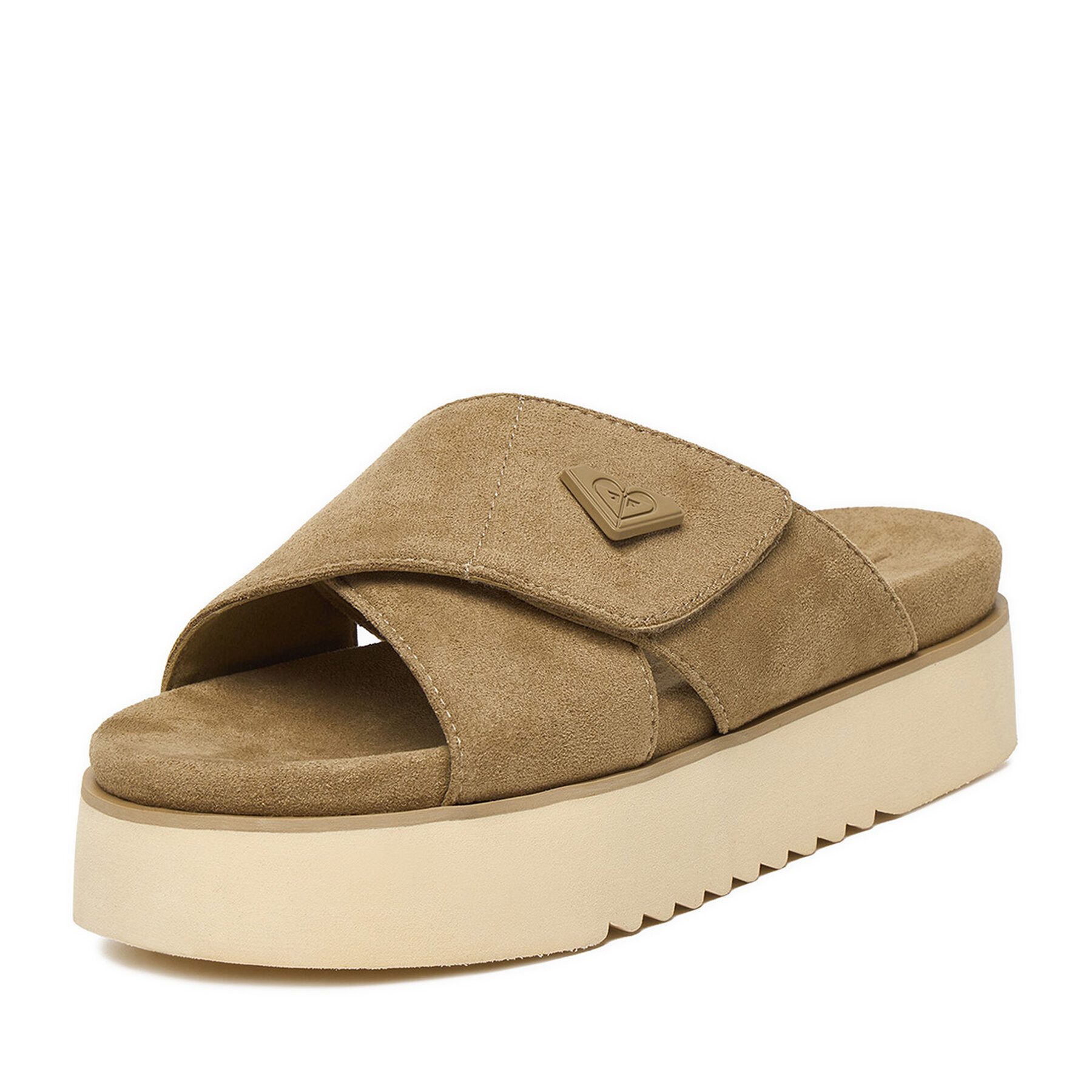Roxy Roxy Damen-Flip-Flops Beige Badepantolette