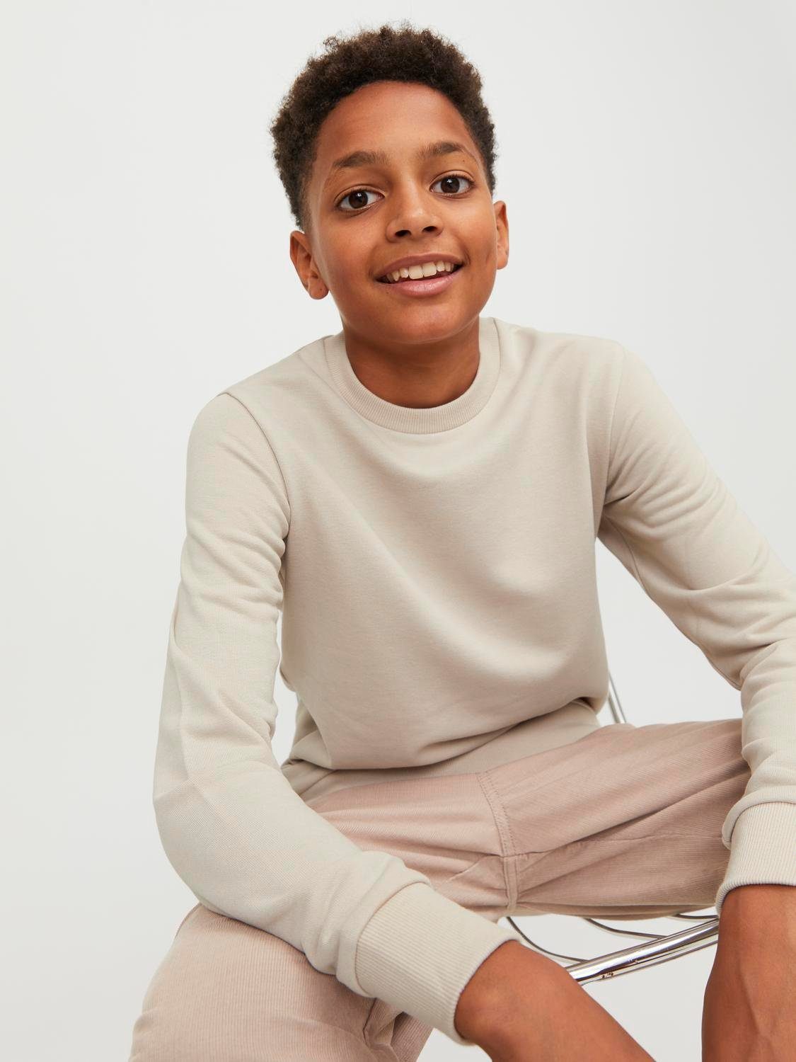 Jack & Jones Junior Sweatshirt JJEBRADLEY einfach kombinierbar, pflegeleicht Materialmix, regular fit – Bild 4 von 5