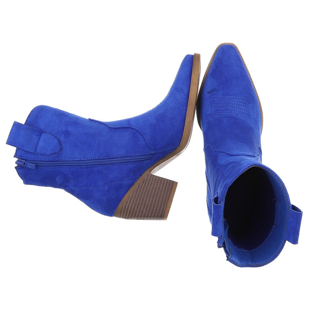 Ital-Design Stylische Westernstiefelette mit Blockabsatz für günstig online kaufen