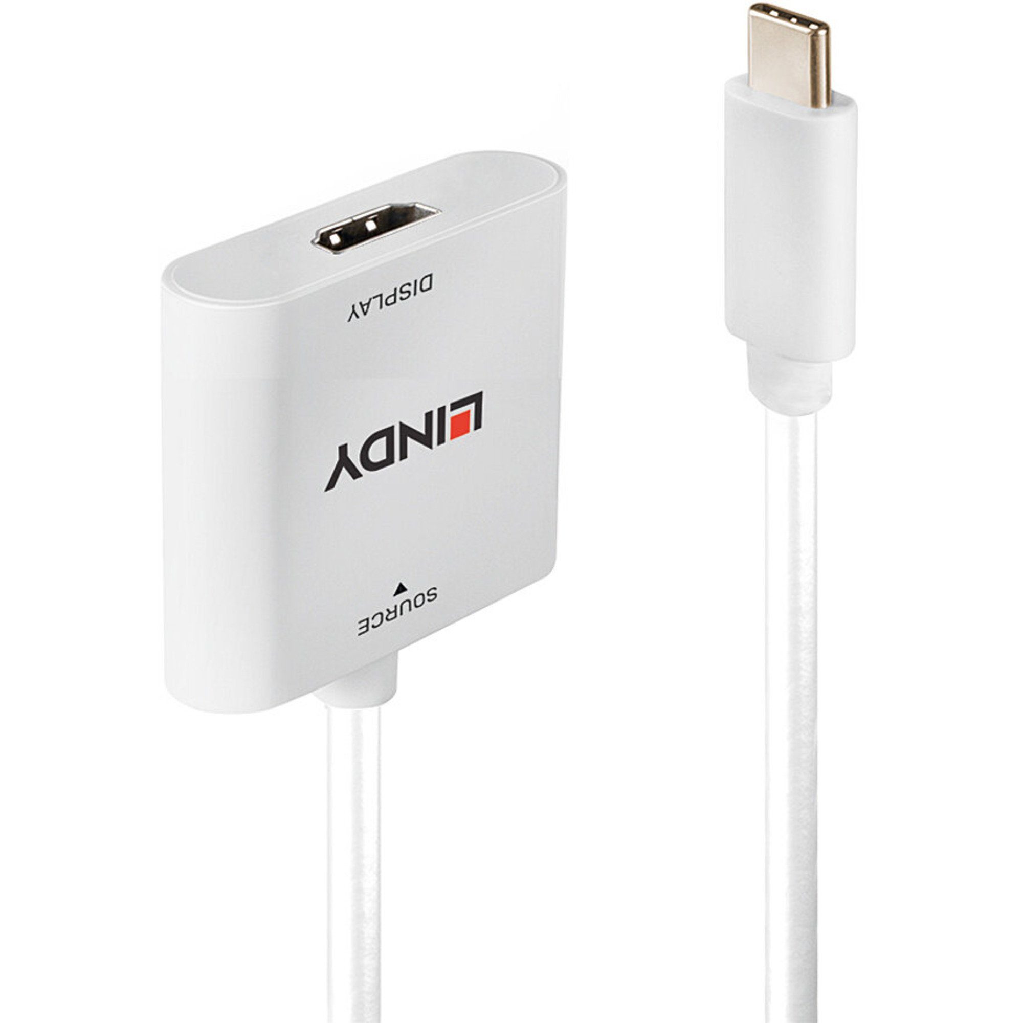 Lindy USB Konverter, USB-C Stecker > HDMI Buchse, Computer-Kabel