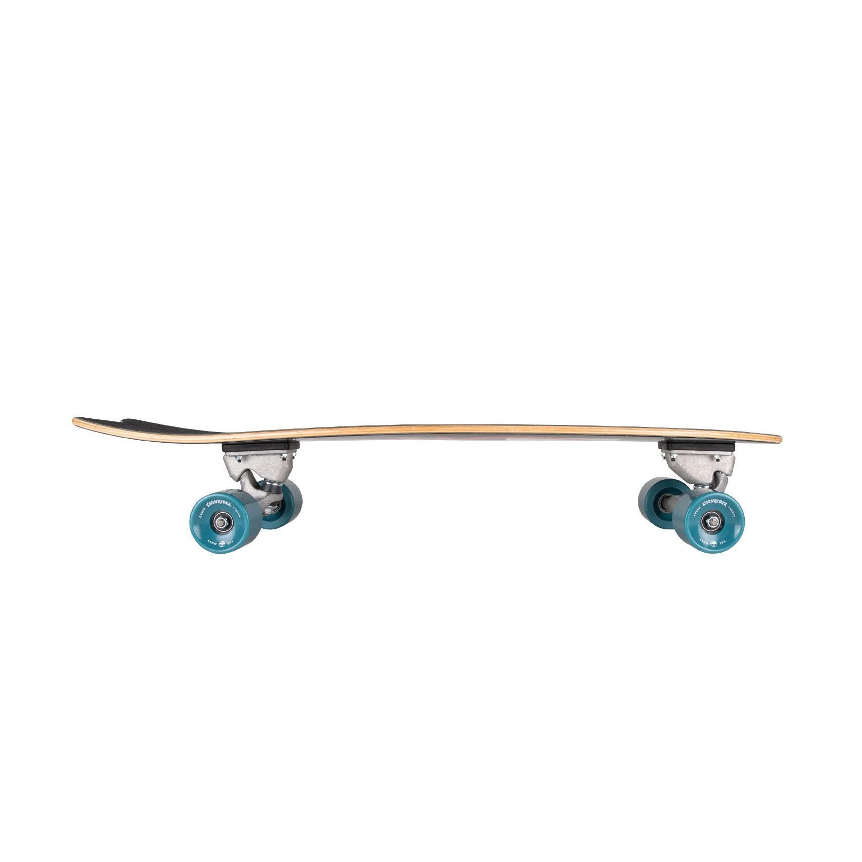 Arbor Collective Minilongboard x Carver CX Fat Fish 32", Surfskate Board mit Carver CX Achse
