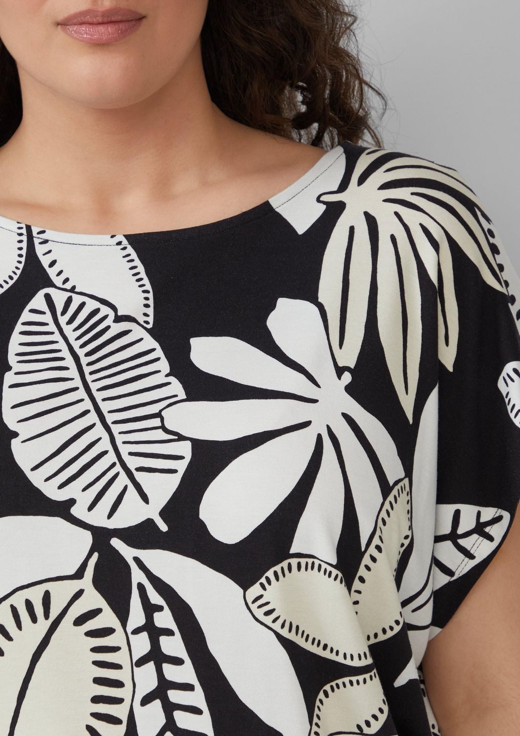 s.Oliver T-Shirt CURVE softer Single-Jersey
