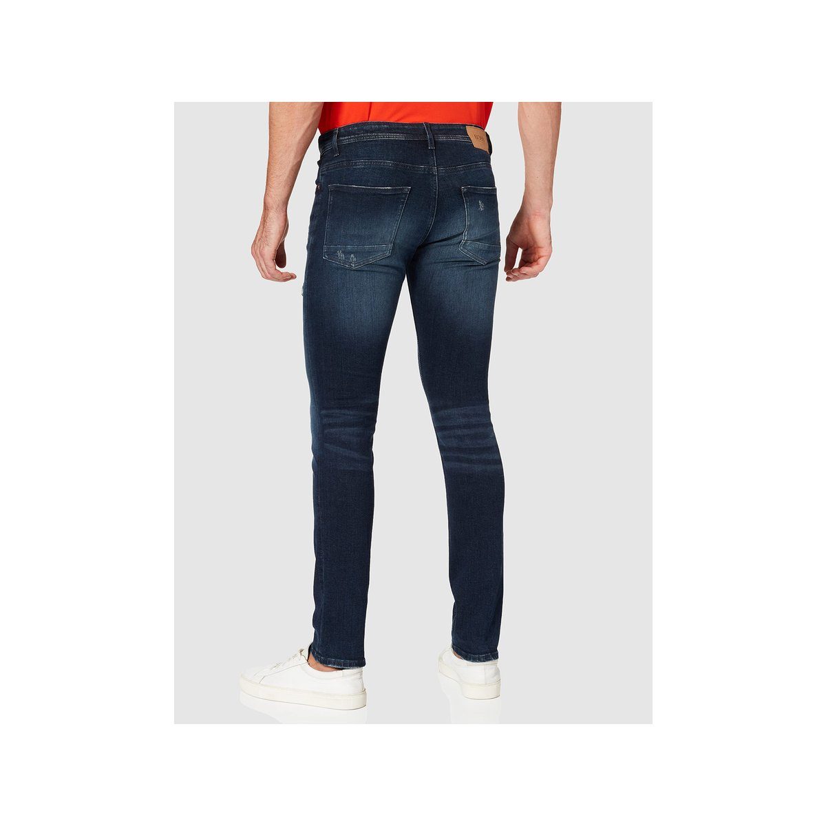 marineblau 5-Pocket-Jeans (1-tlg) HUGO