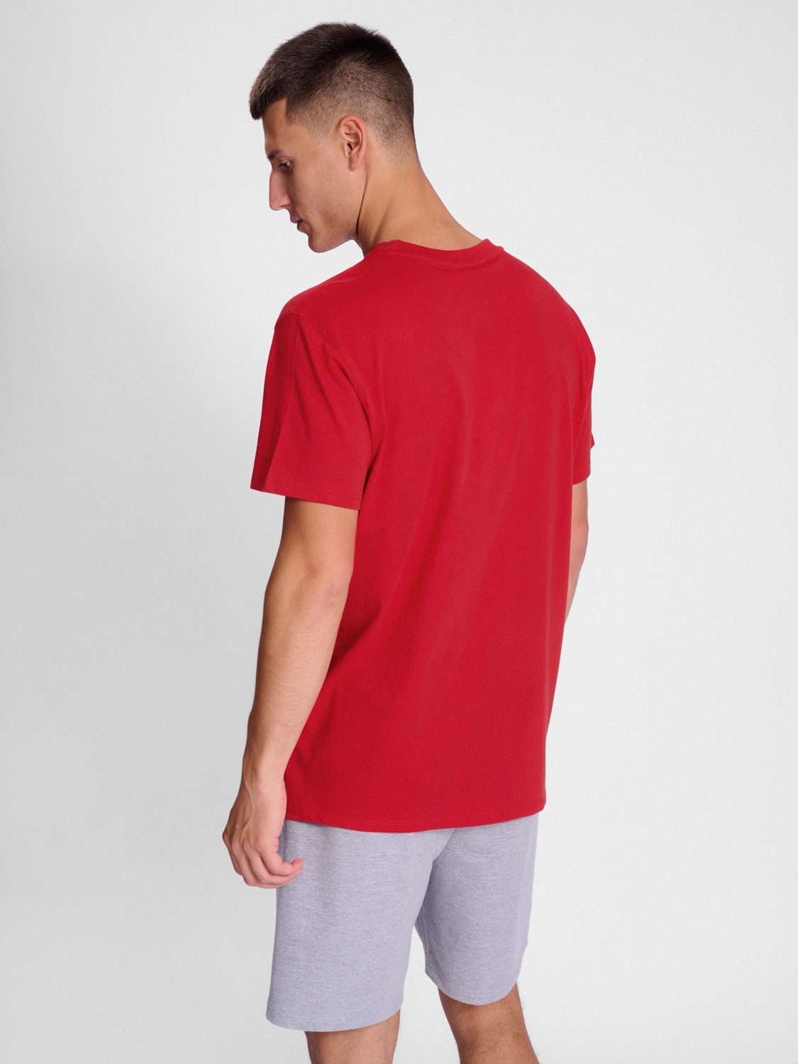 hummel T-Shirt Regular Fit Stretch Rundhalsausschnitt günstig online kaufen