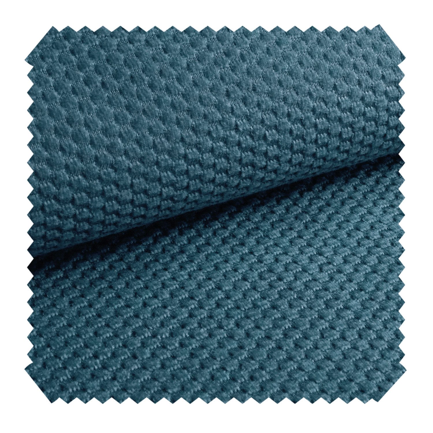 novely® Stoff MAKAO Ultraweicher Polsterstoff Velours mit Wabenstruktur, Strapazierfähig, Kuschelweich, Meterware, 1lfm